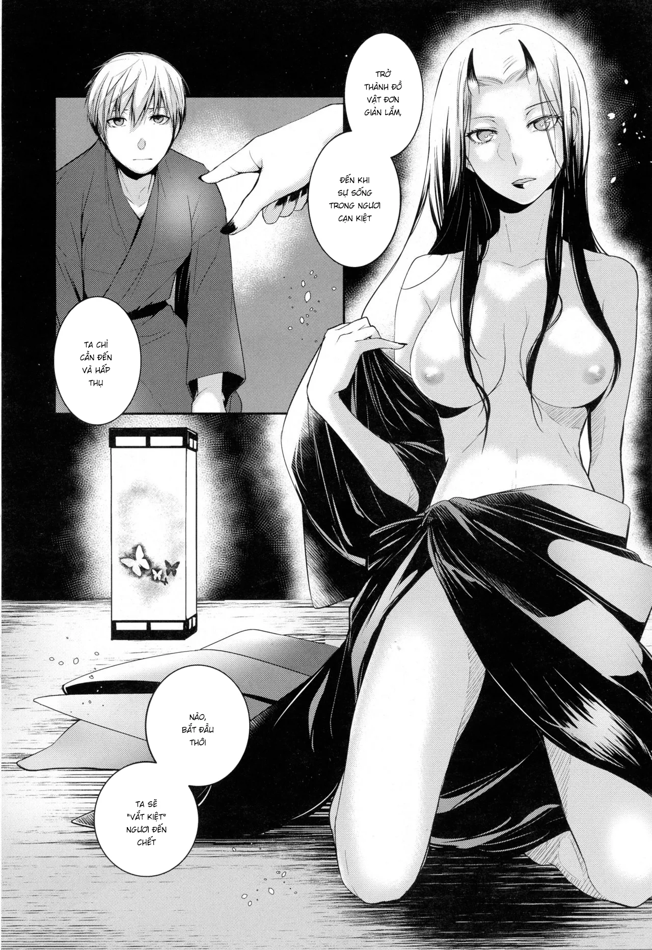 HentaiVN.net - Ảnh 12 - Chuyện tình nữ sơn thần [Aru Hitobashira no Kioku] - Chap 2