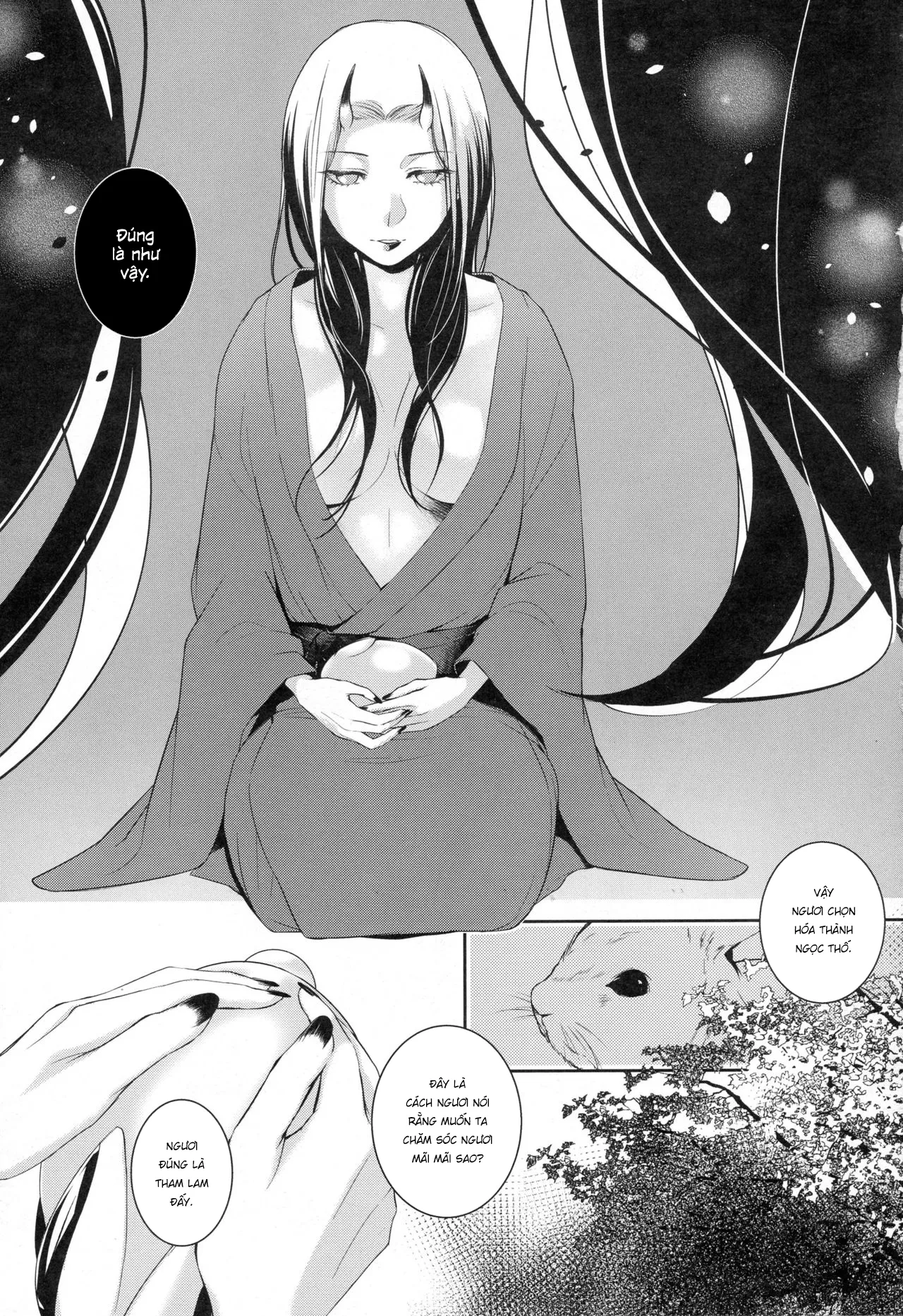 HentaiVN.net - Ảnh 21 - Chuyện tình nữ sơn thần [Aru Hitobashira no Kioku] - Chap 2