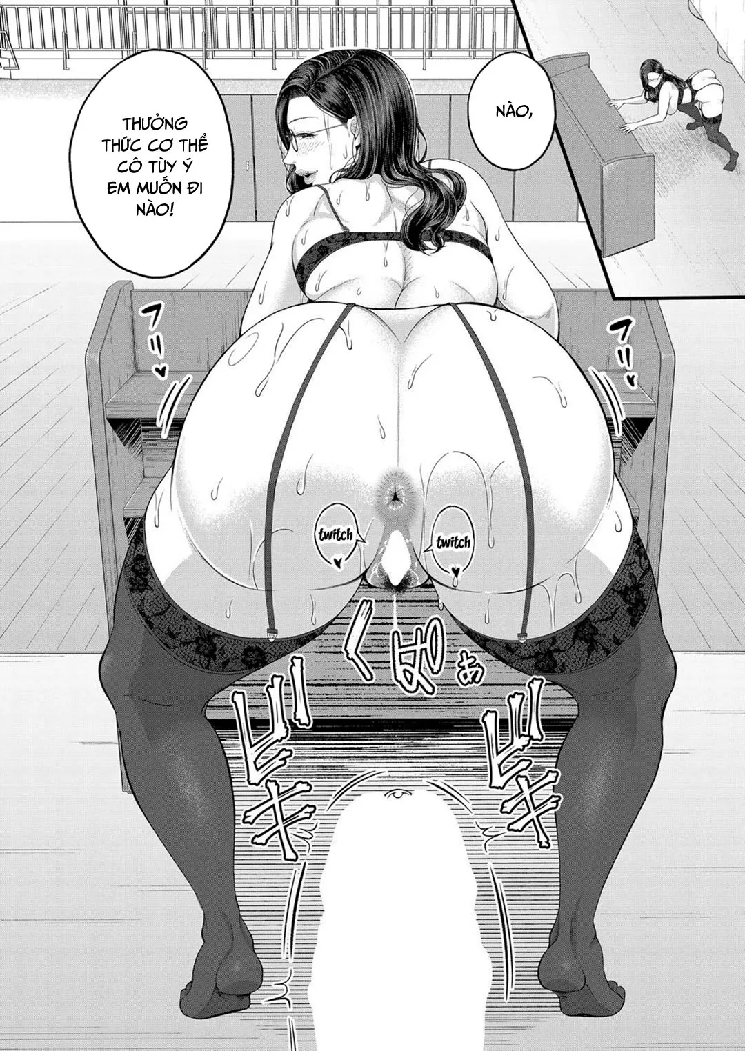 HentaiVN.net - Ảnh 21 - Chỉ dẫn riêng của cô giáo [Micchaku Kojin Shidou; Intimate Personal Guidance] - Oneshot