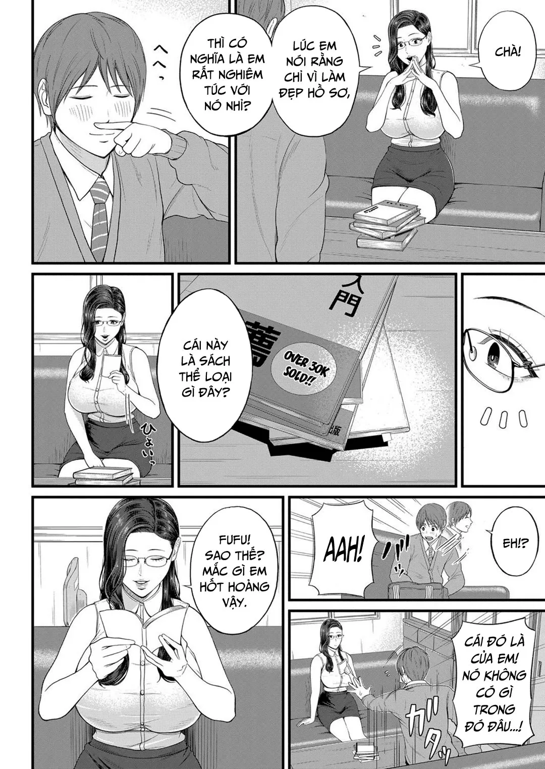 HentaiVN.net - Ảnh 5 - Chỉ dẫn riêng của cô giáo [Micchaku Kojin Shidou; Intimate Personal Guidance] - Oneshot