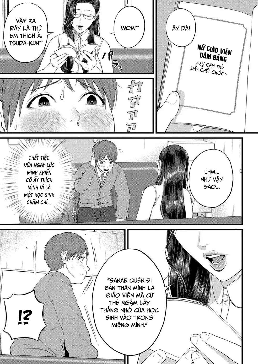 HentaiVN.net - Ảnh 6 - Chỉ dẫn riêng của cô giáo [Micchaku Kojin Shidou; Intimate Personal Guidance] - Oneshot