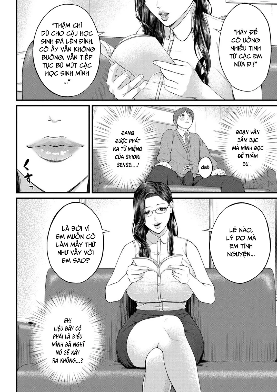 HentaiVN.net - Ảnh 7 - Chỉ dẫn riêng của cô giáo [Micchaku Kojin Shidou; Intimate Personal Guidance] - Oneshot