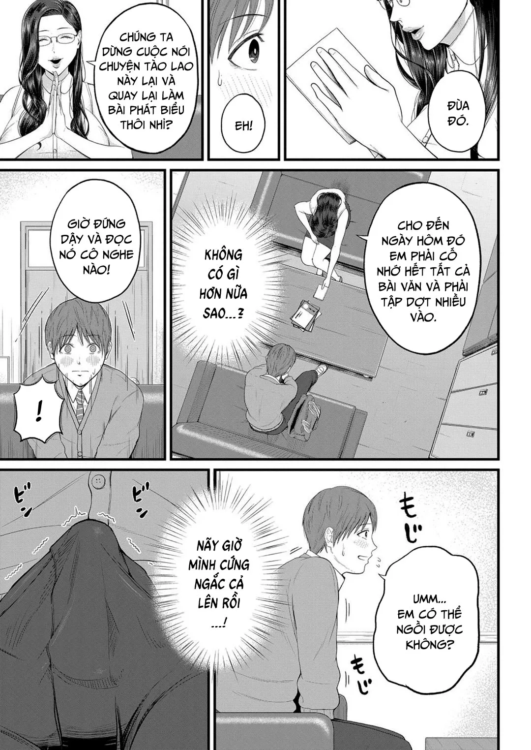 HentaiVN.net - Ảnh 8 - Chỉ dẫn riêng của cô giáo [Micchaku Kojin Shidou; Intimate Personal Guidance] - Oneshot