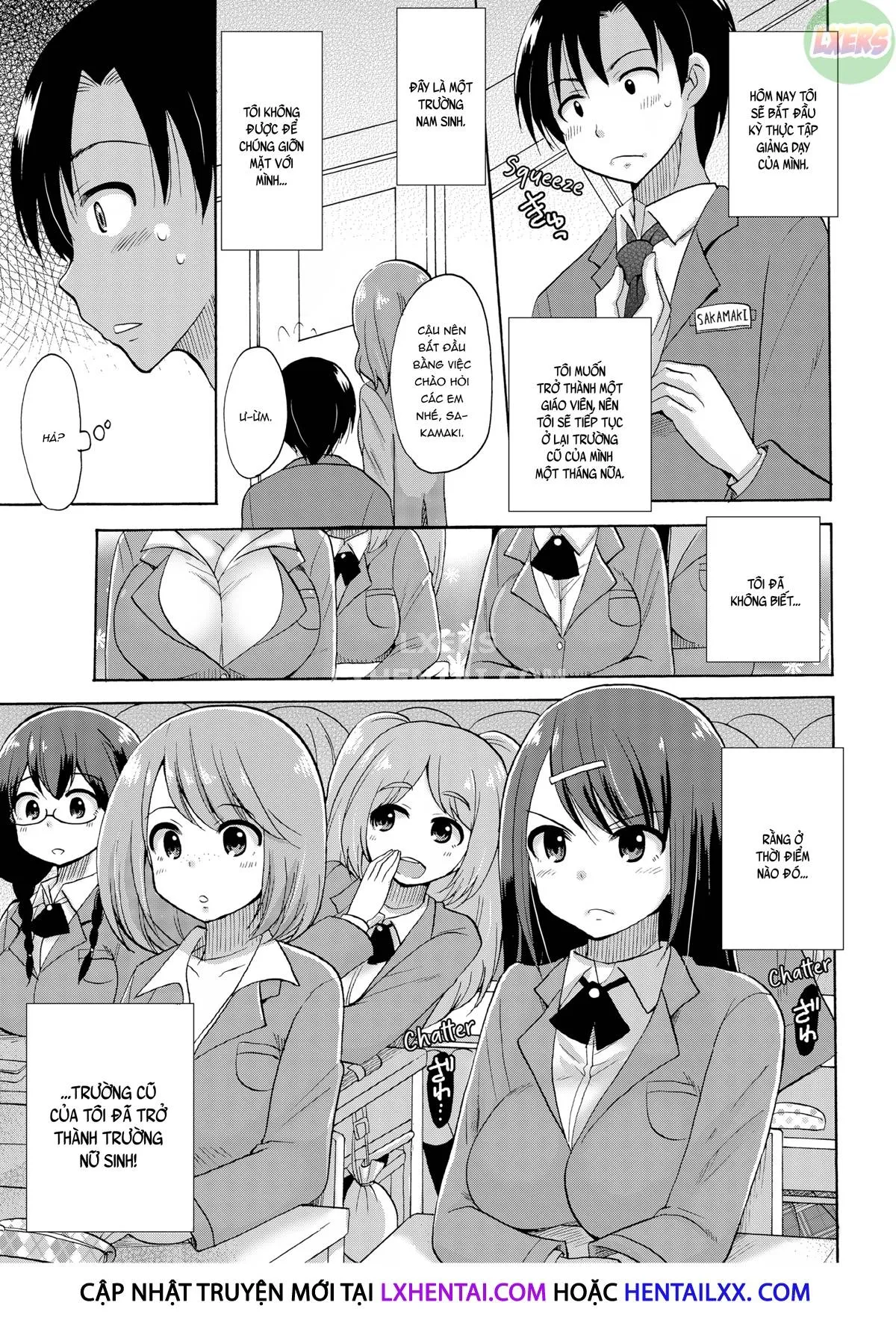 HentaiVN.net - Ảnh 5 - Dàn Harem ướt át ở học viện - Chap 1