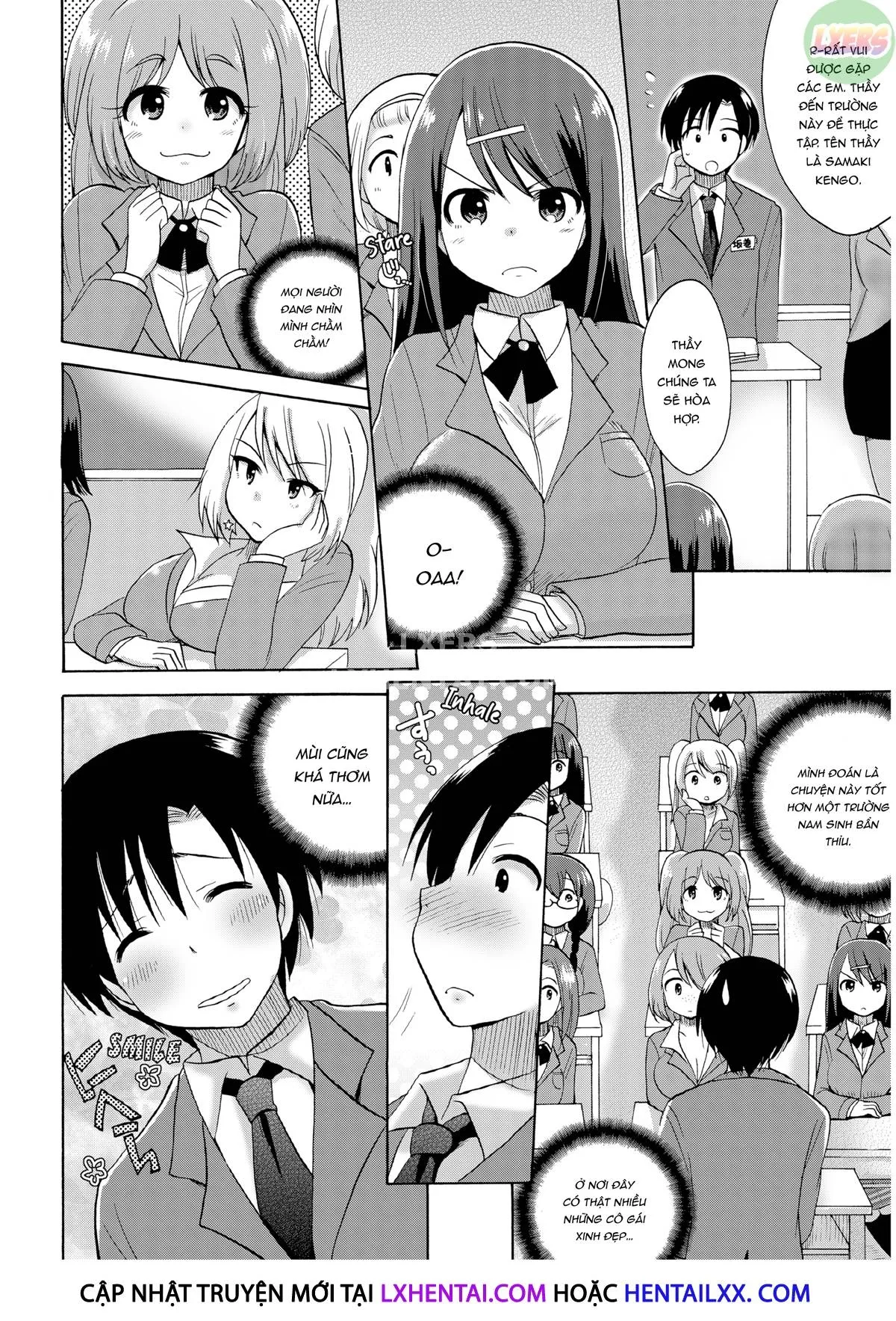 HentaiVN.net - Ảnh 6 - Dàn Harem ướt át ở học viện - Chap 1