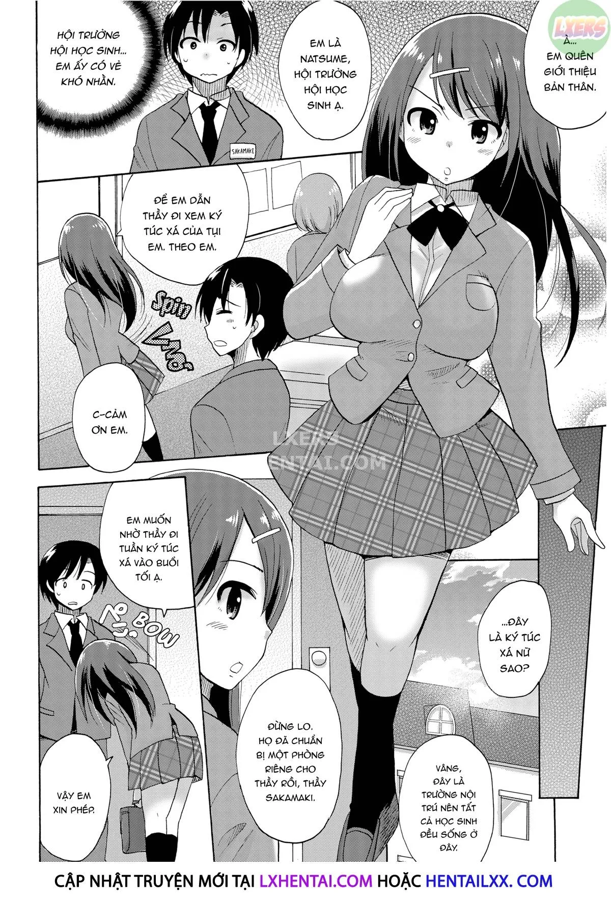 HentaiVN.net - Ảnh 8 - Dàn Harem ướt át ở học viện - Chap 1