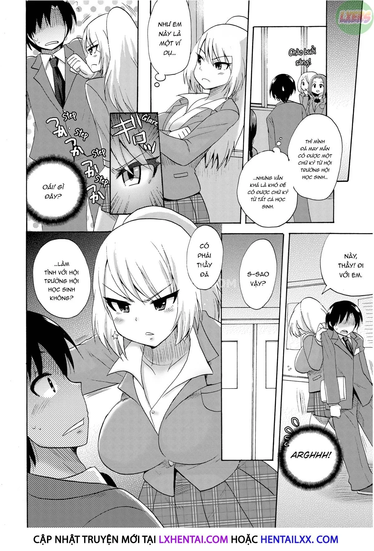 HentaiVN.net - Ảnh 4 - Dàn Harem ướt át ở học viện - Chap 2