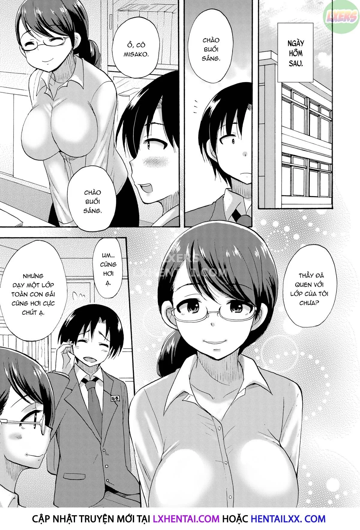 HentaiVN.net - Ảnh 4 - Dàn Harem ướt át ở học viện - Chap 4