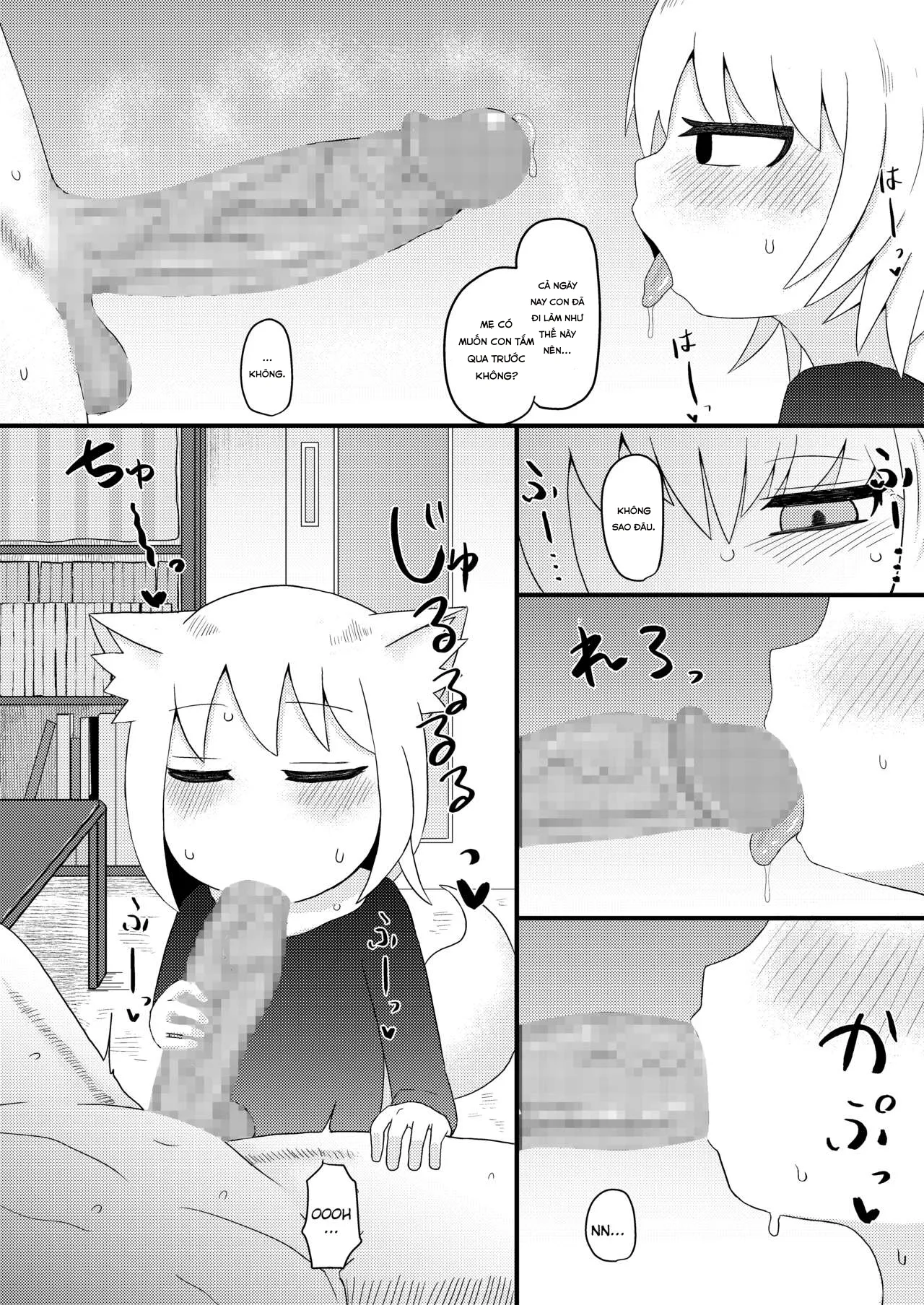 HentaiVN.net - Ảnh 15 - Loli Baba Okaa-san wa Oshi ni Yowai 4 [ロリババお義母さんは押しに弱い4] - Oneshot.