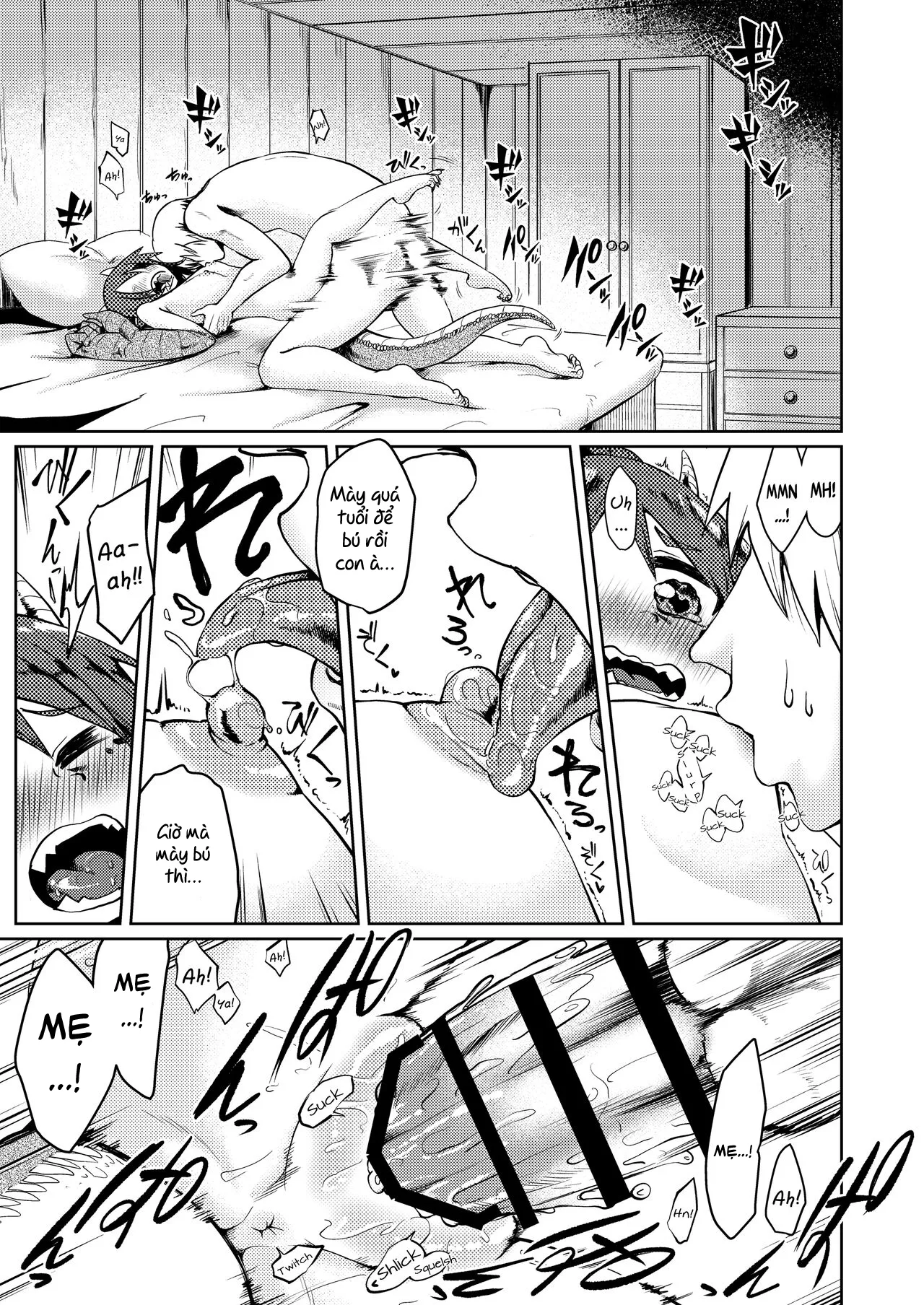 HentaiVN.net - Ảnh 20 - Tôi yêu bà mẹ rồng của tôi vl [Ryuujin Kaa-san ga Suki Sugite, I Love My Dragonkin Mom Too Much] - Oneshot