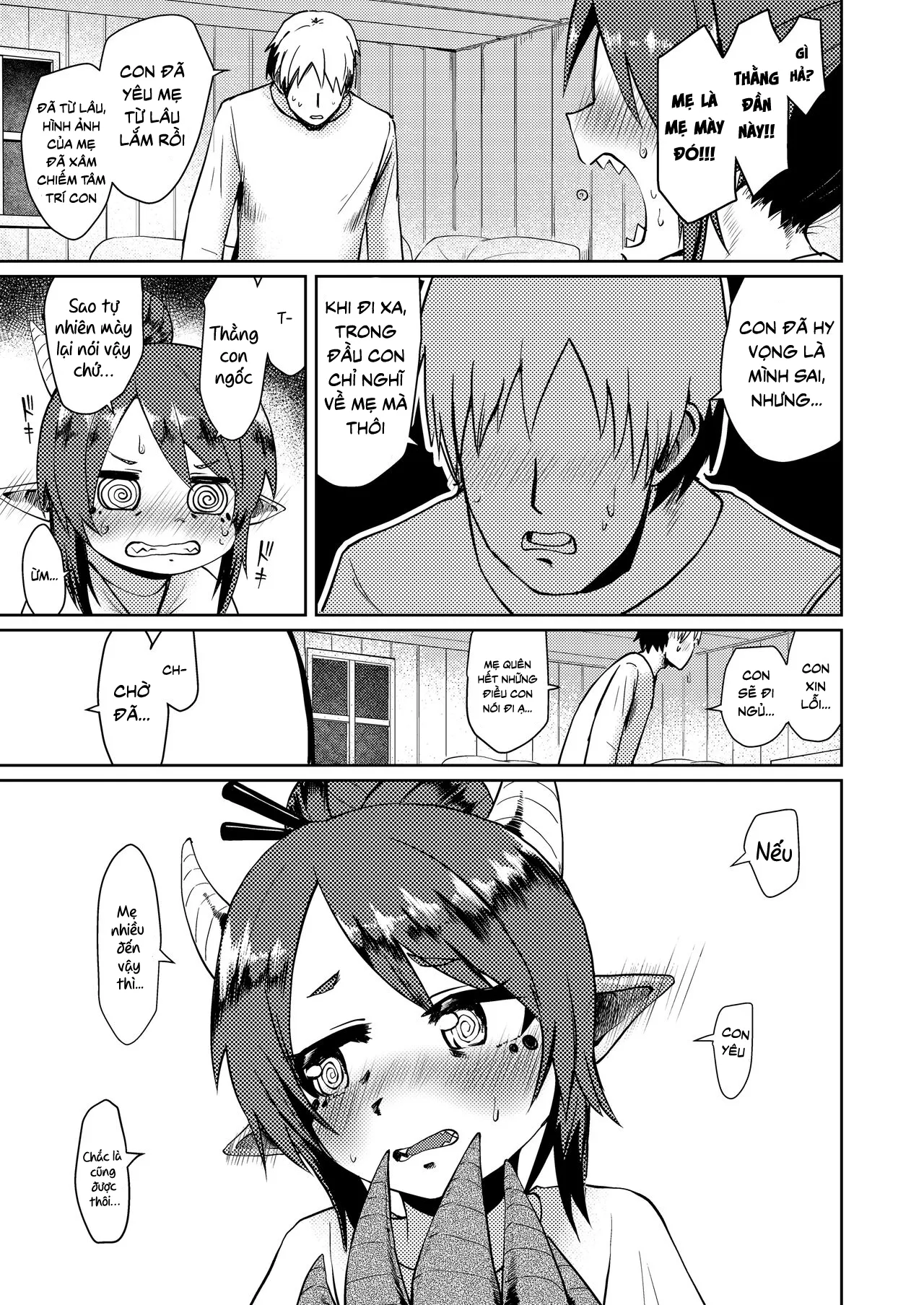 HentaiVN.net - Ảnh 6 - Tôi yêu bà mẹ rồng của tôi vl [Ryuujin Kaa-san ga Suki Sugite, I Love My Dragonkin Mom Too Much] - Oneshot