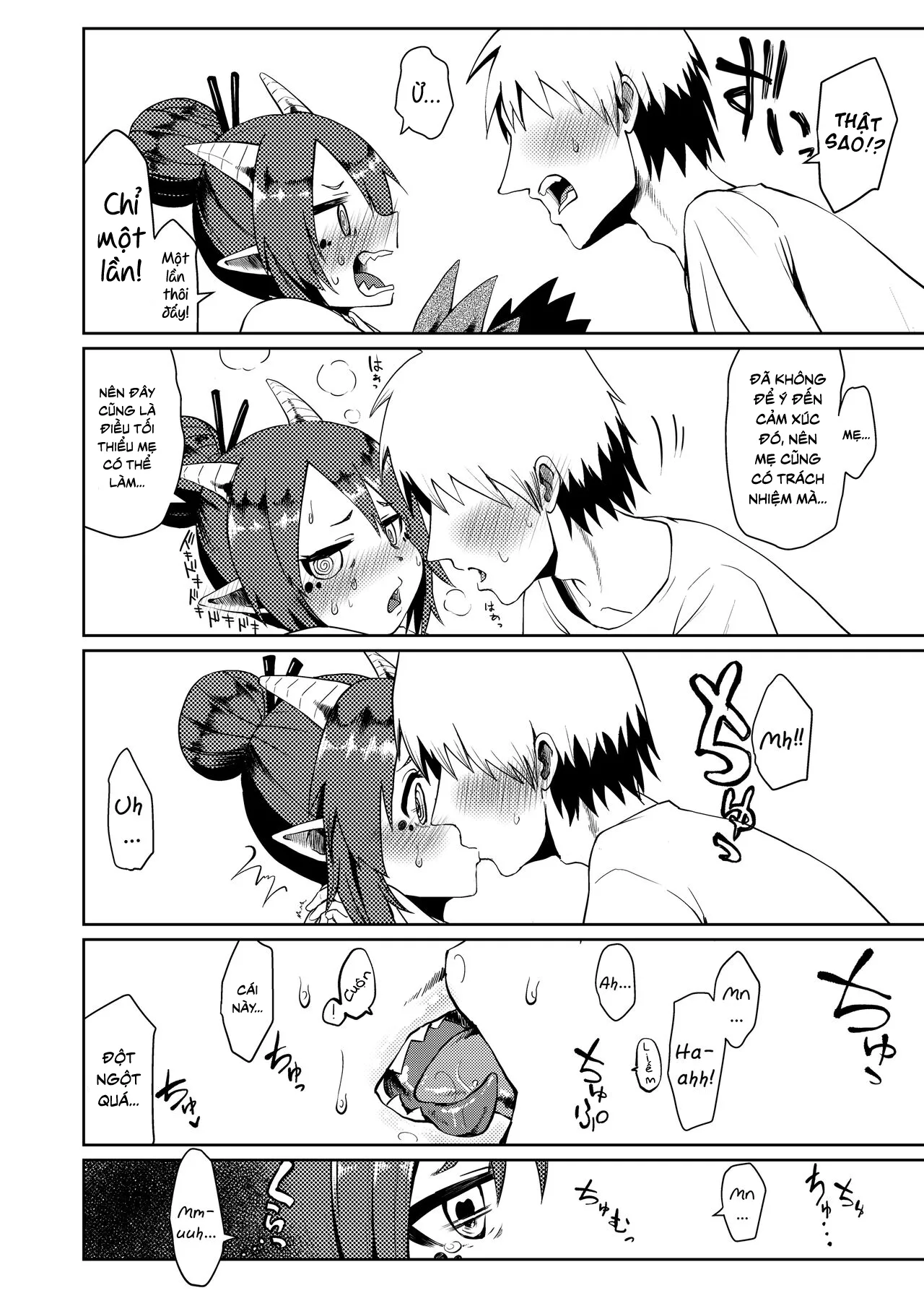 HentaiVN.net - Ảnh 7 - Tôi yêu bà mẹ rồng của tôi vl [Ryuujin Kaa-san ga Suki Sugite, I Love My Dragonkin Mom Too Much] - Oneshot