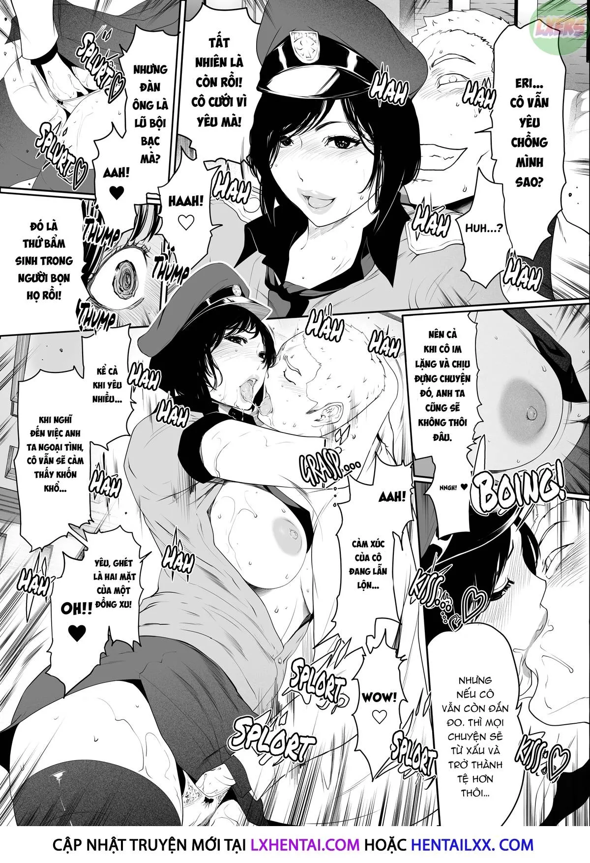 HentaiVN.net - Ảnh 17 - Buổi đêm THÁC LOẠN của những bà vợ - Oneshot