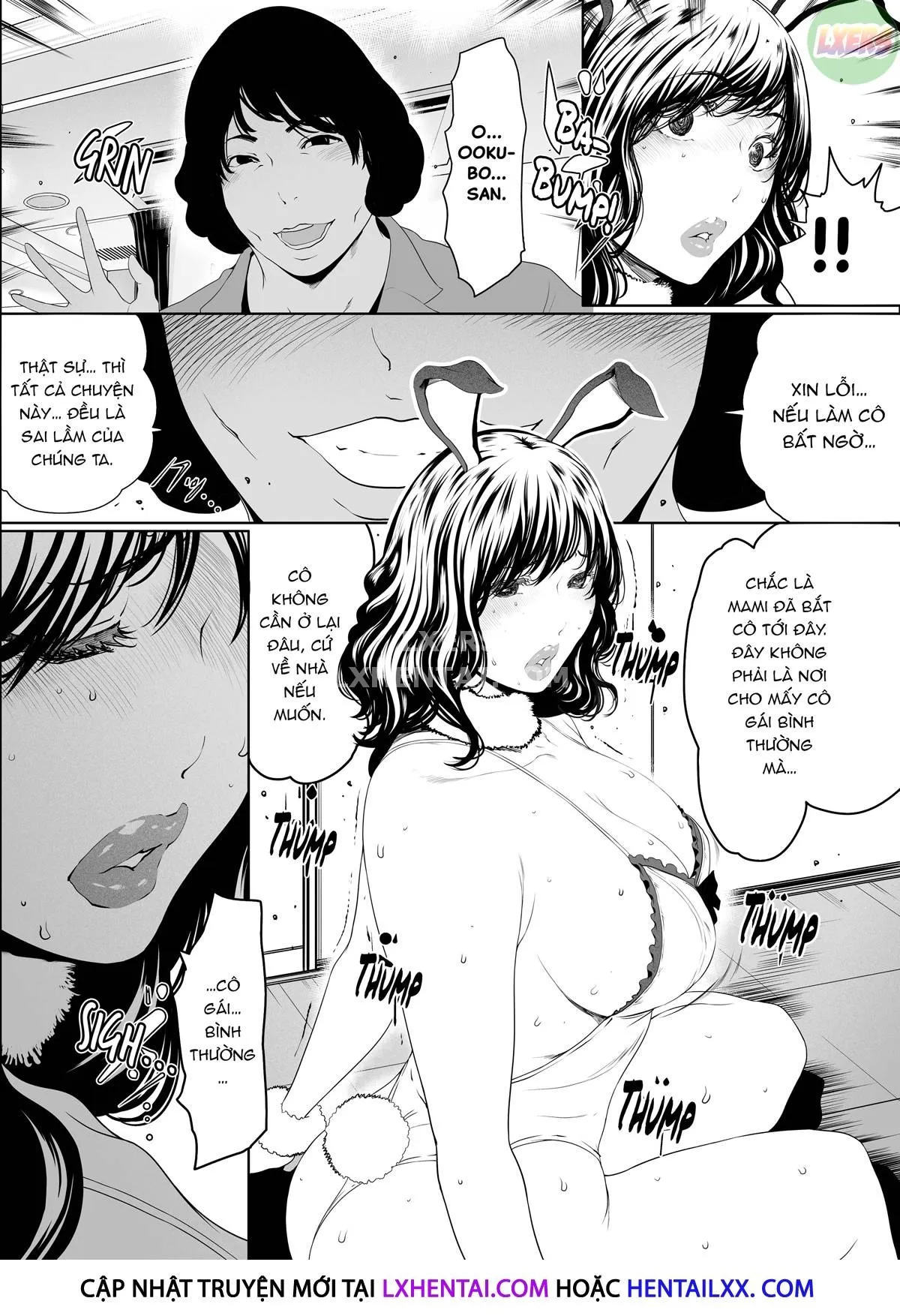 HentaiVN.net - Ảnh 22 - Buổi đêm THÁC LOẠN của những bà vợ - Oneshot