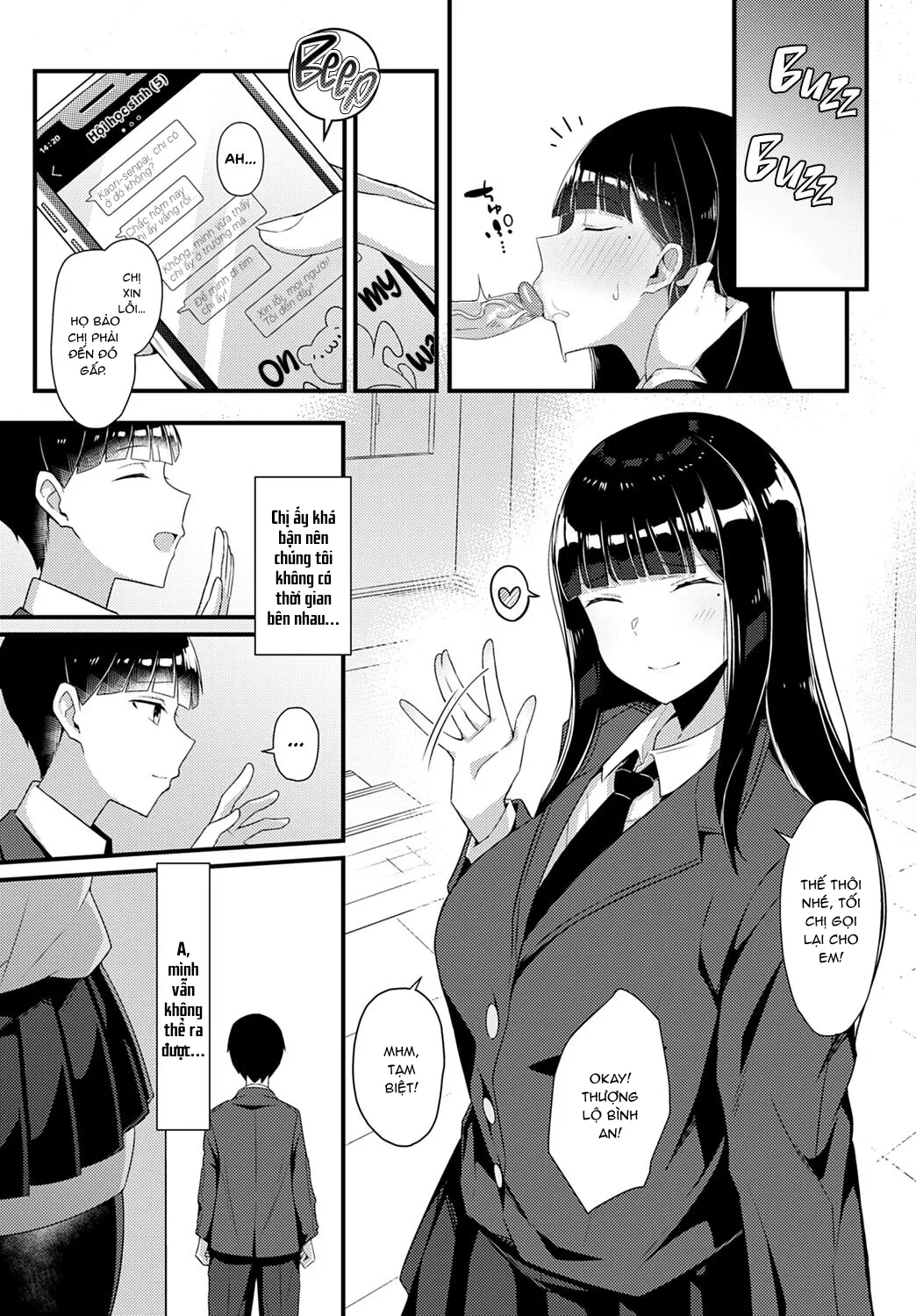 HentaiVN.net - Ảnh 5 - Bị dồn đến rìa của cơn điên loạn bởi Gyaru-senpai cuồng bạo, dâm dục, thích cắm sừng [I Was Devoured by My Gyaru Senpai, I Made My Gyaru Senpai Cum Over & Over Doggy Style] - Oneshot