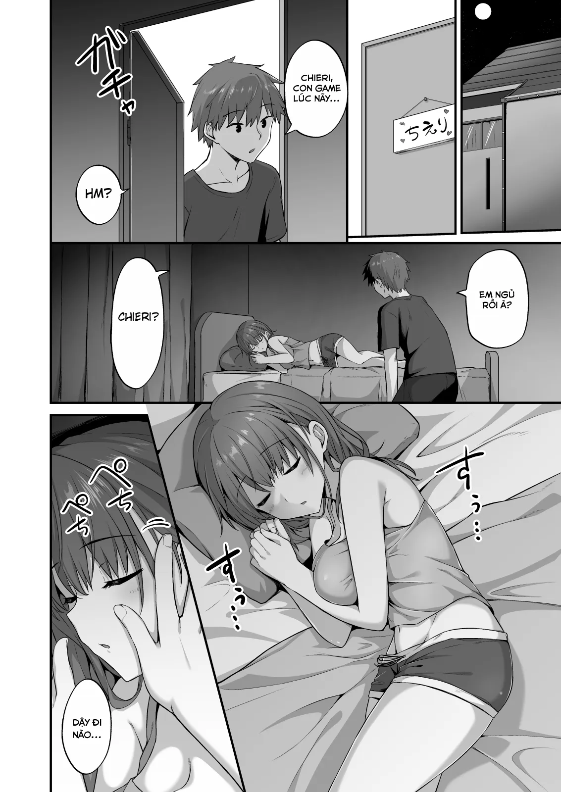 HentaiVN.net - Ảnh 8 - Kế Hoạch Biến Cô Em Gái Thành Của Riêng Mình [Wagamama Imouto Onaho-ka Keikaku ~Neru Imouto o Kaihatsu Choukyou~ ; Bratty Sister Onahole Plan ~Developing and Breaking the Sleeping Sister~] - Oneshot