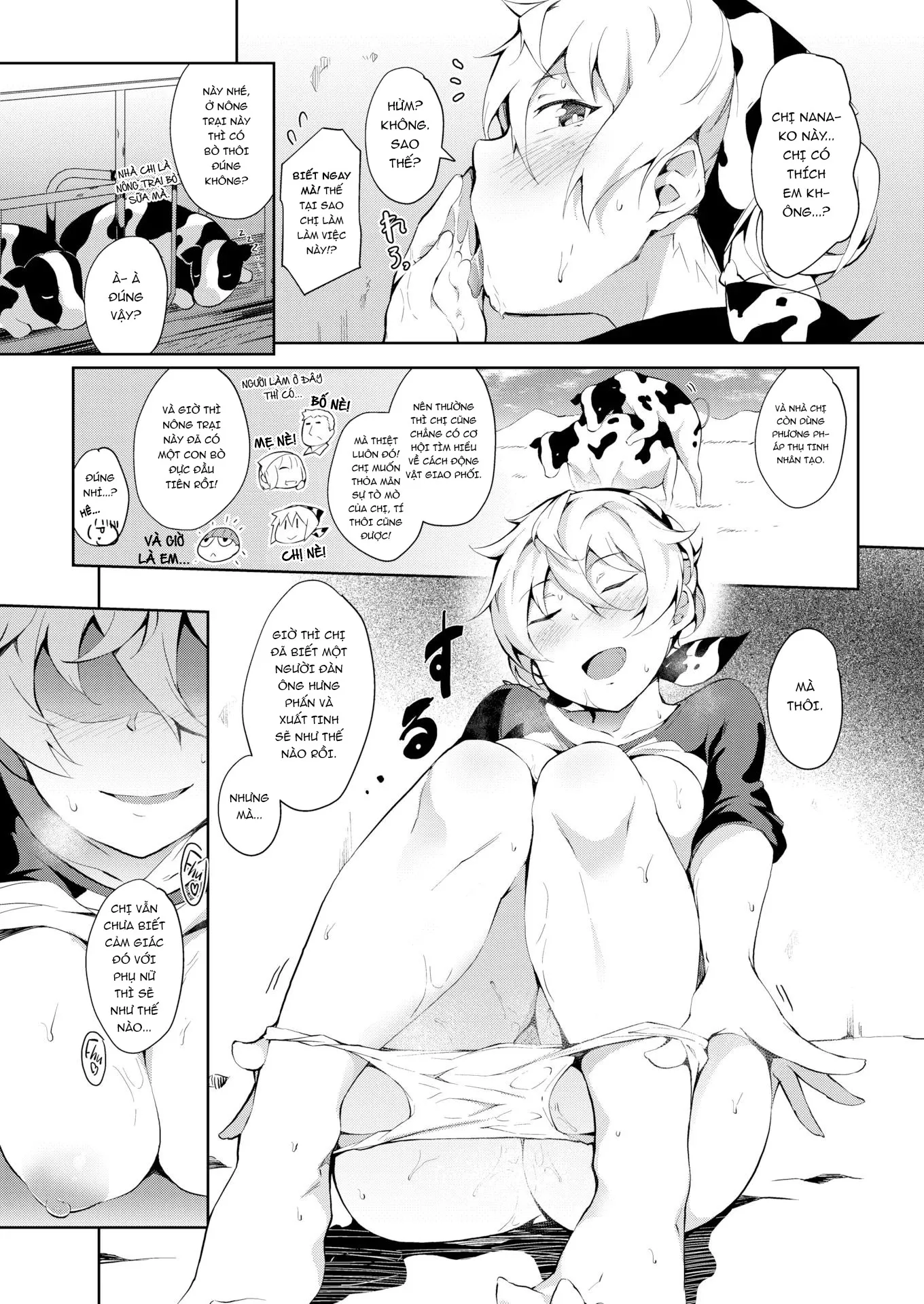 HentaiVN.net - Ảnh 13 - Cô bò hứng tình [Cowgirl in heat] - Oneshot
