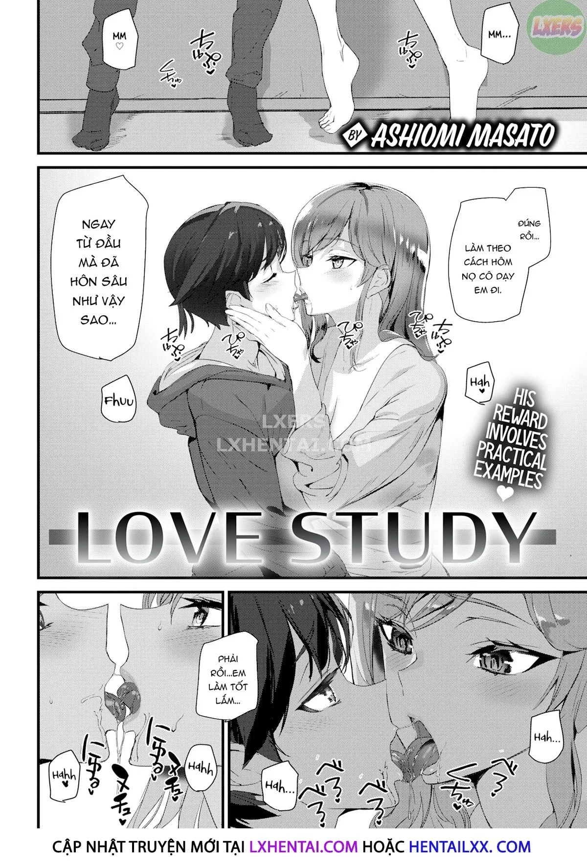 HentaiVN.net - Ảnh 5 - Tình yêu với việc học - Oneshot