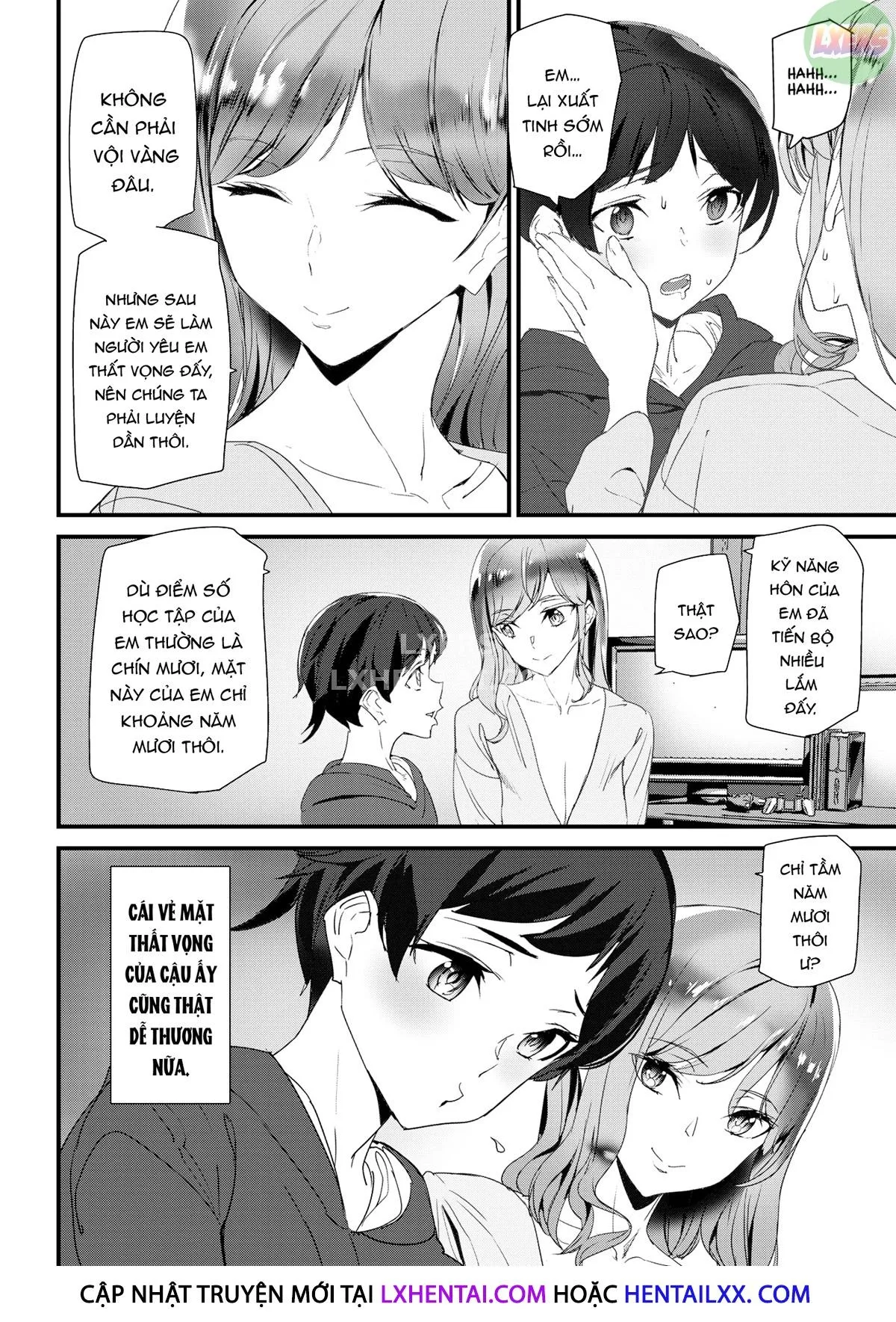 HentaiVN.net - Ảnh 7 - Tình yêu với việc học - Oneshot