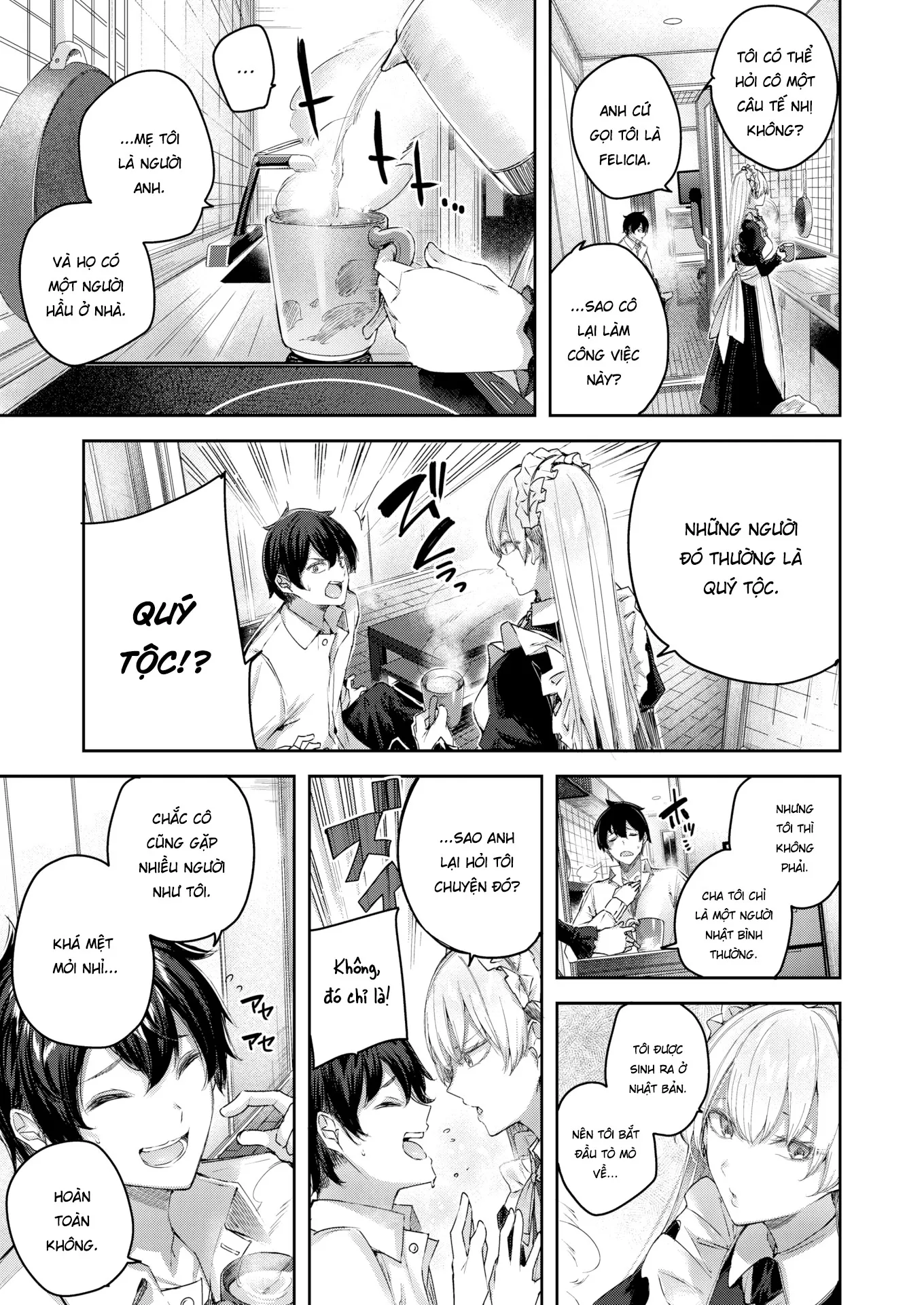 HentaiVN.net - Ảnh 10 - Dịch Vụ Nàng Hầu Thơ Ngây - Oneshot