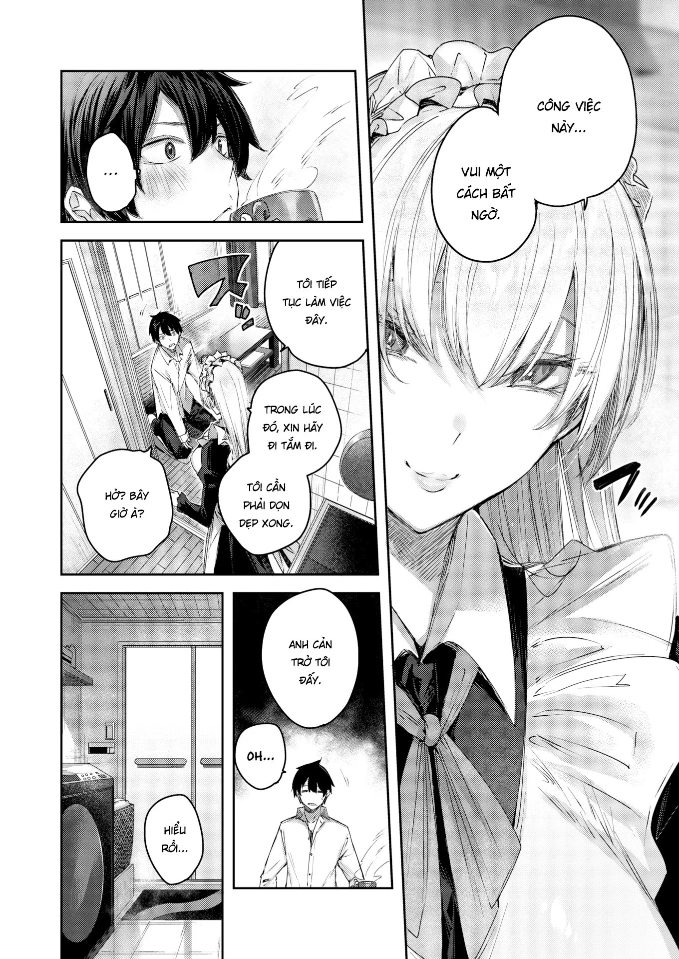HentaiVN.net - Ảnh 11 - Dịch Vụ Nàng Hầu Thơ Ngây - Oneshot