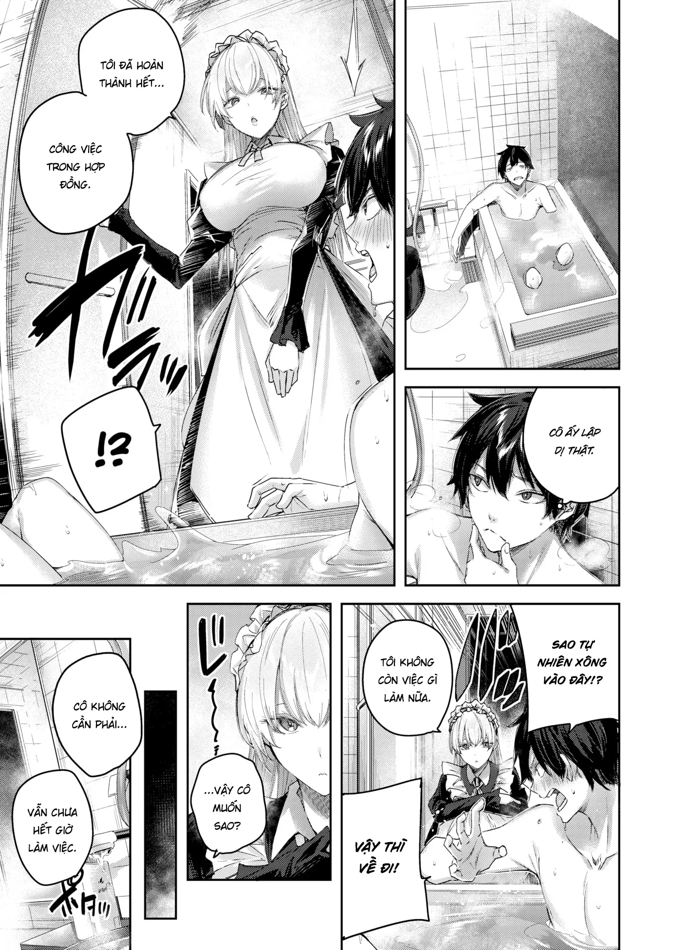HentaiVN.net - Ảnh 12 - Dịch Vụ Nàng Hầu Thơ Ngây - Oneshot