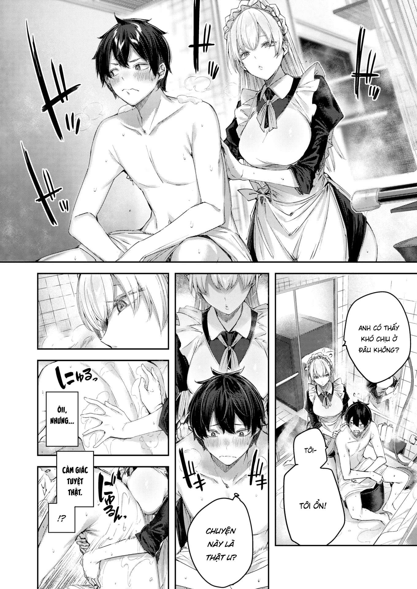 HentaiVN.net - Ảnh 13 - Dịch Vụ Nàng Hầu Thơ Ngây - Oneshot