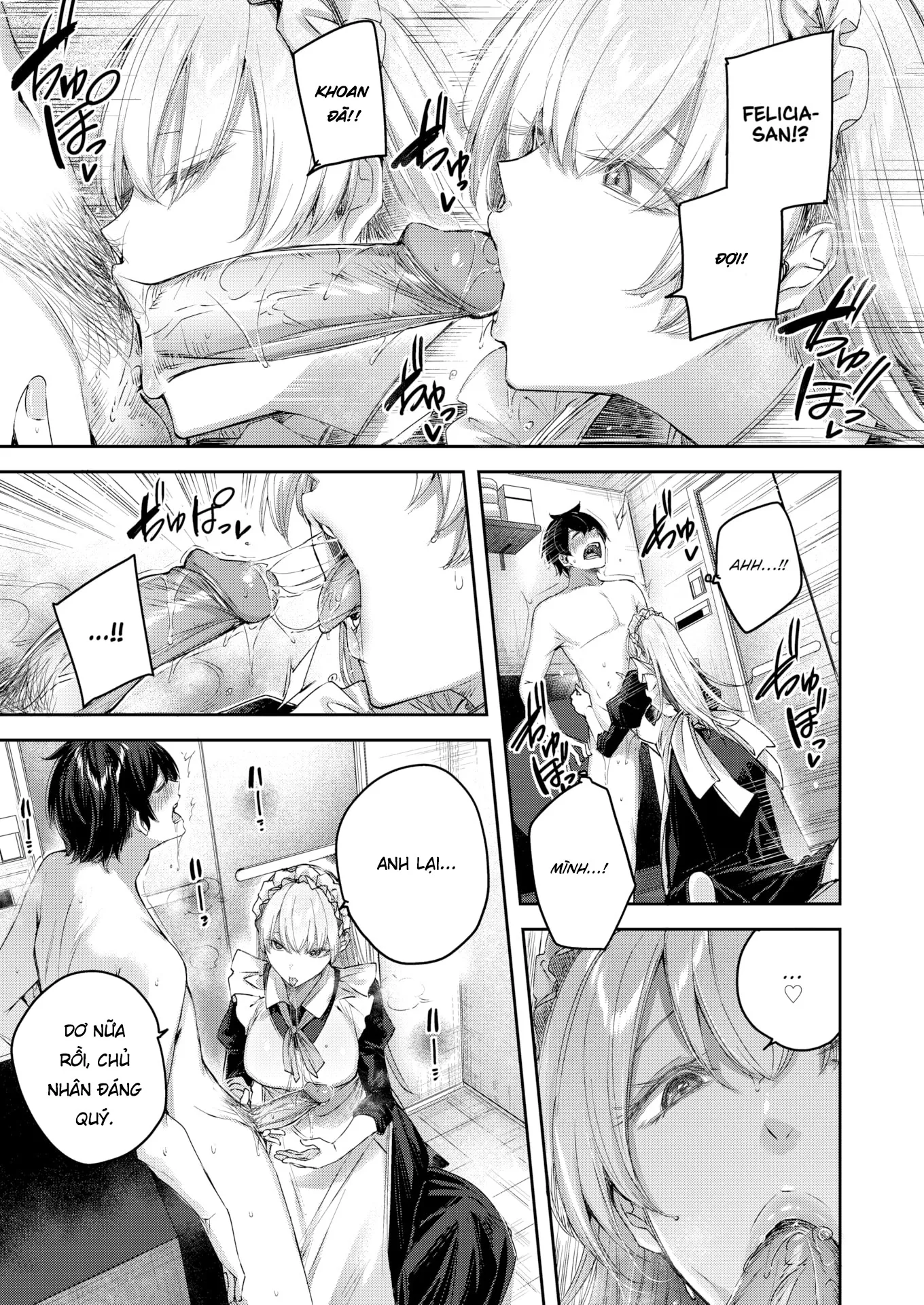 HentaiVN.net - Ảnh 18 - Dịch Vụ Nàng Hầu Thơ Ngây - Oneshot