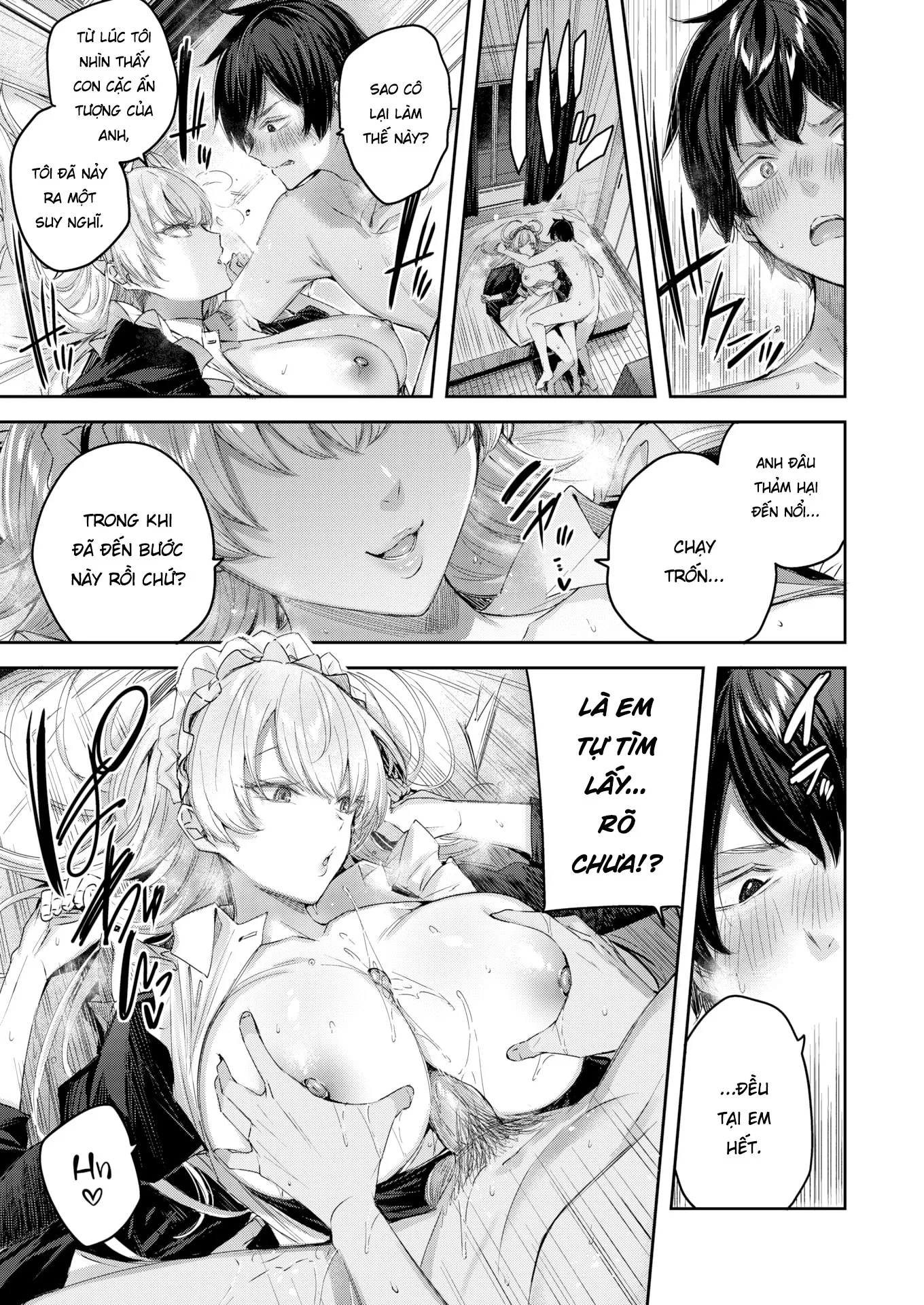 HentaiVN.net - Ảnh 20 - Dịch Vụ Nàng Hầu Thơ Ngây - Oneshot