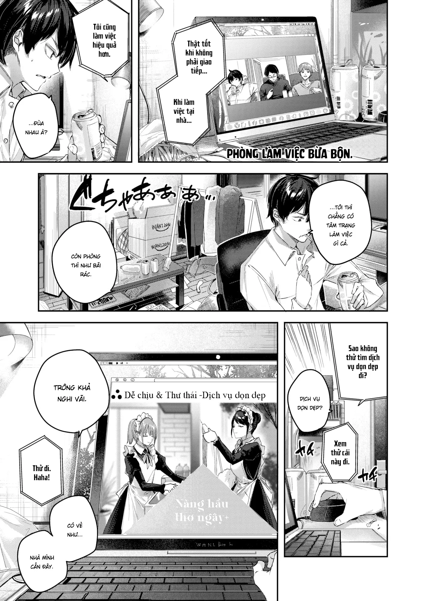 HentaiVN.net - Ảnh 4 - Dịch Vụ Nàng Hầu Thơ Ngây - Oneshot