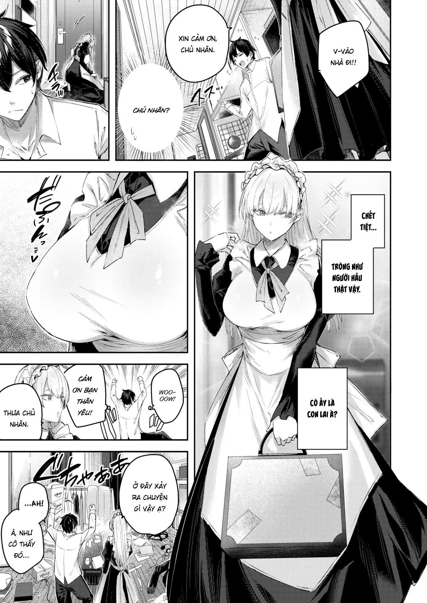 HentaiVN.net - Ảnh 6 - Dịch Vụ Nàng Hầu Thơ Ngây - Oneshot