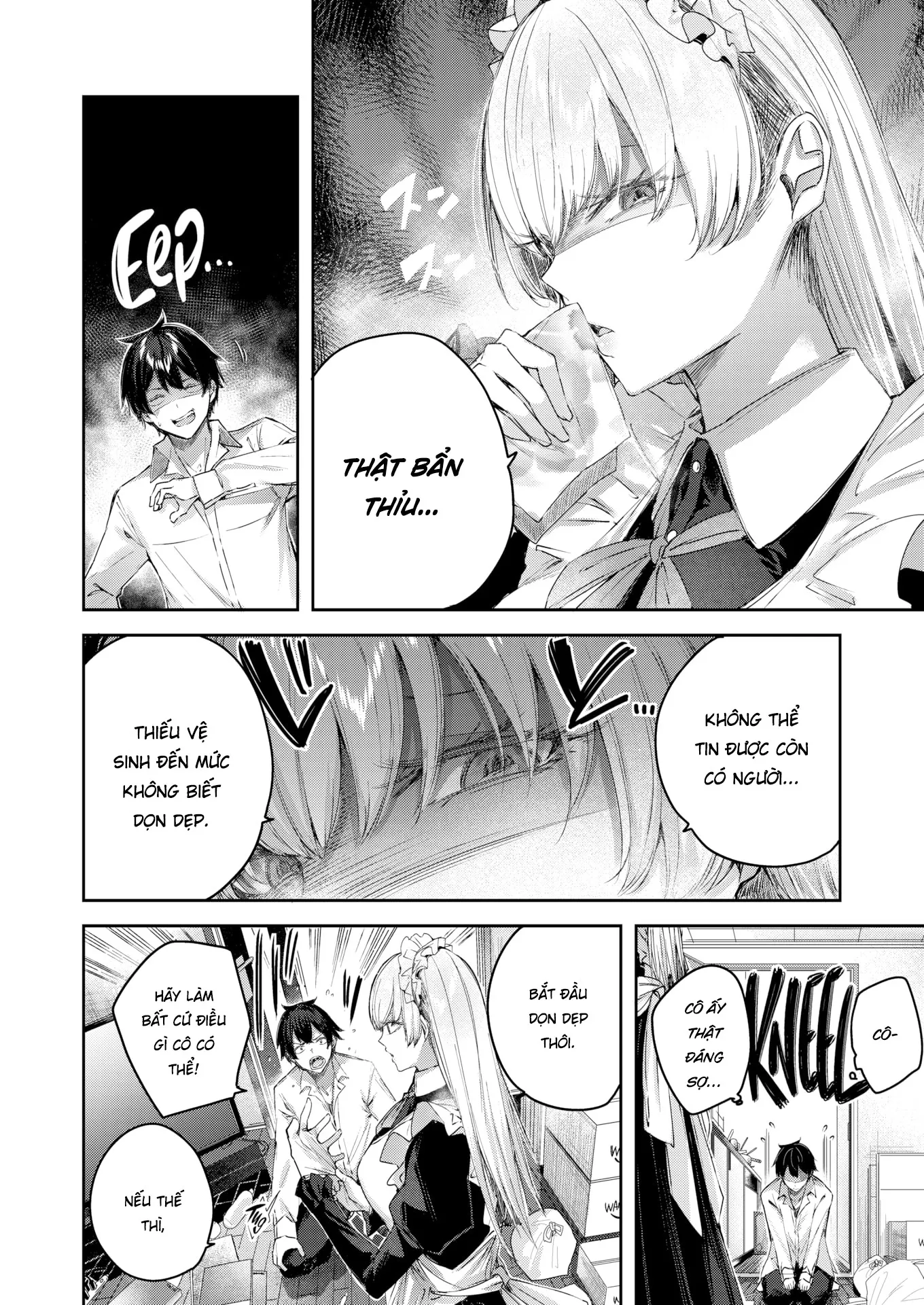 HentaiVN.net - Ảnh 7 - Dịch Vụ Nàng Hầu Thơ Ngây - Oneshot