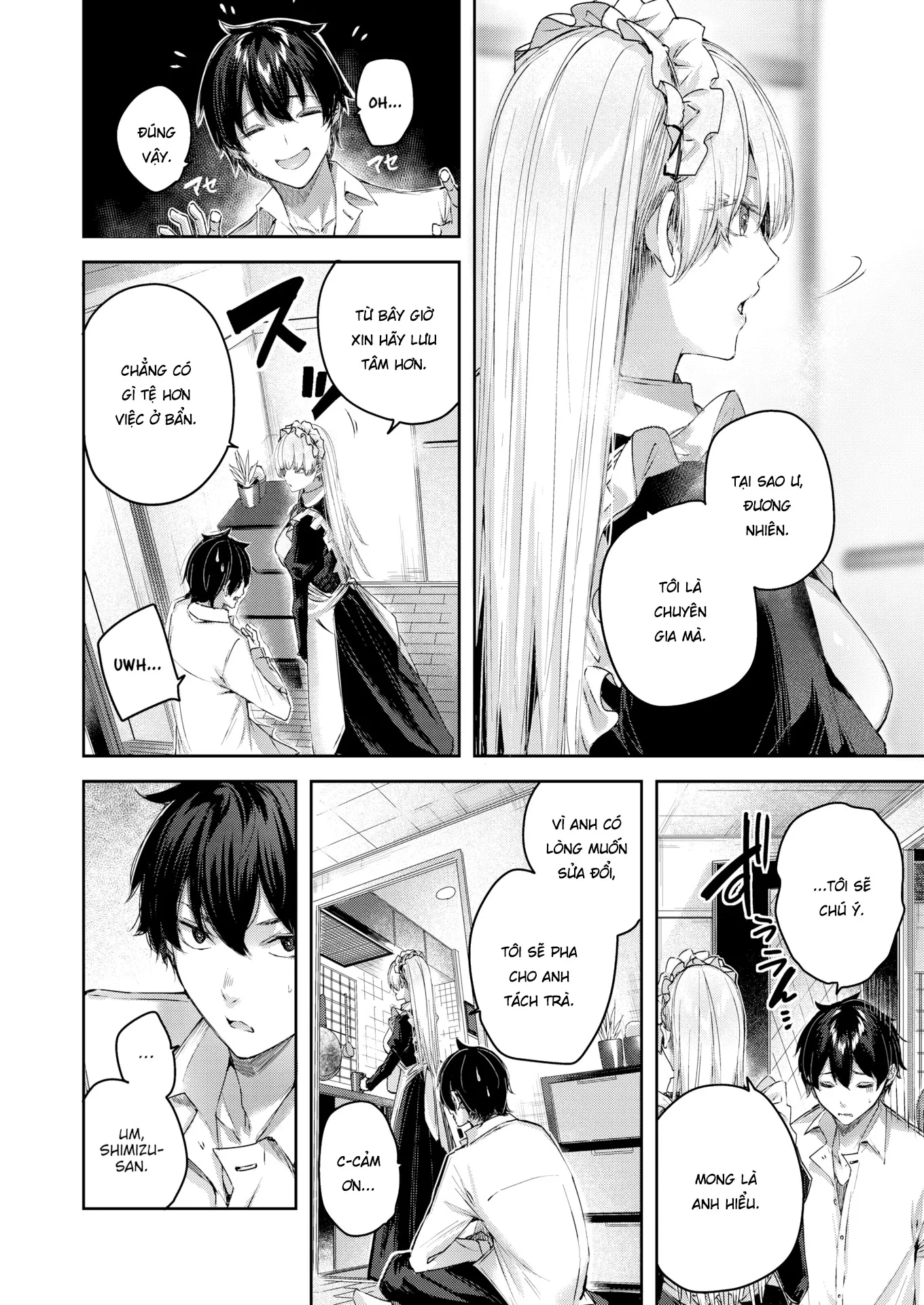 HentaiVN.net - Ảnh 9 - Dịch Vụ Nàng Hầu Thơ Ngây - Oneshot