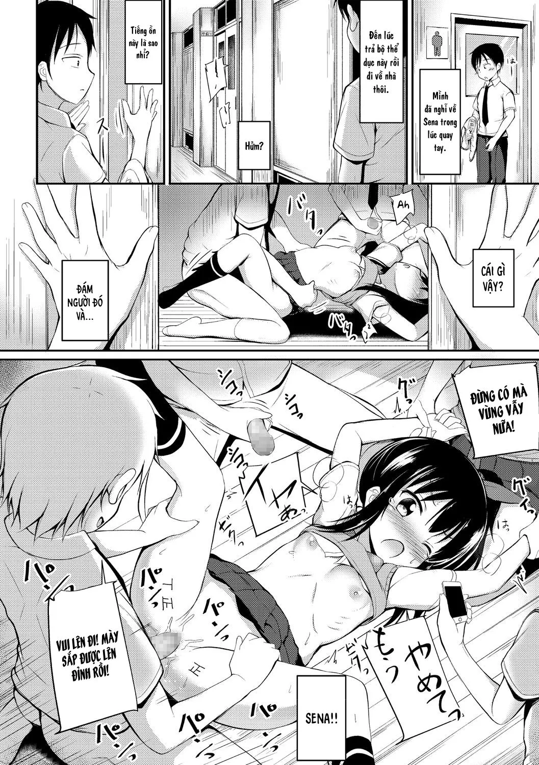 HentaiVN.net - Ảnh 4 - Sena đáng thương [Kawaisou na Sena-san; Pitiful Sena] - Oneshot