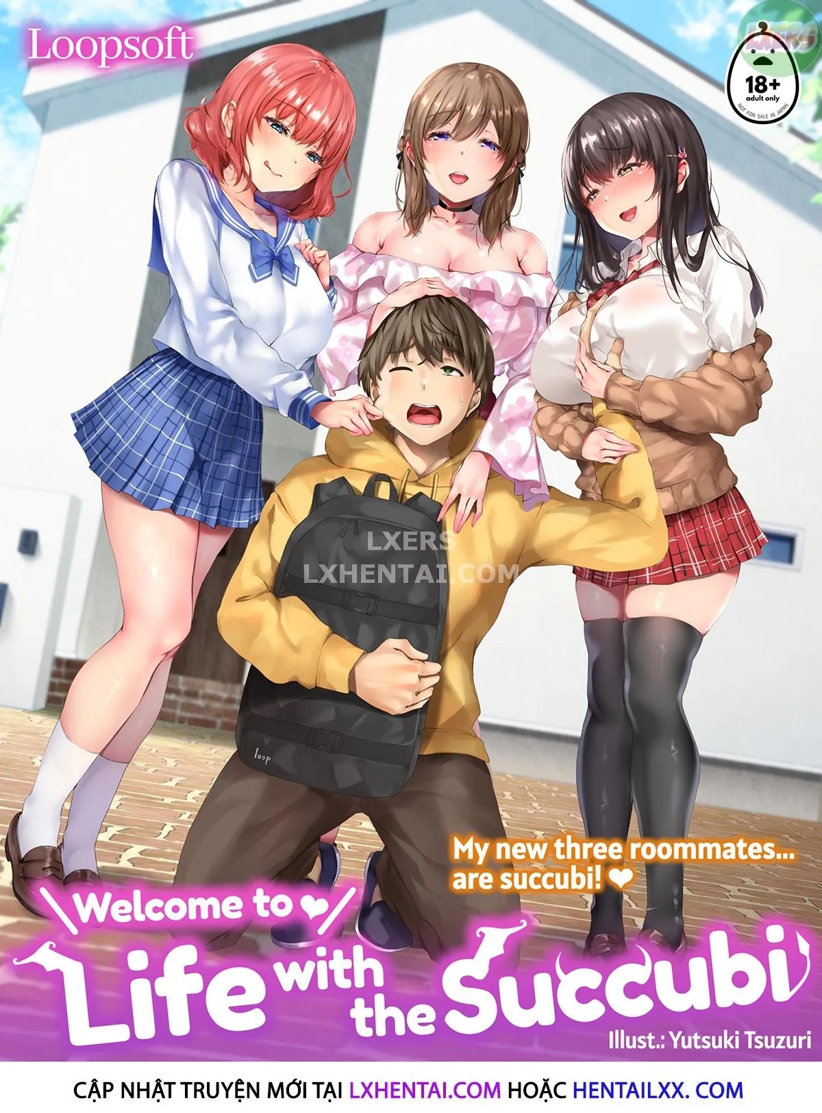 HentaiVN.net - Ảnh 4 - Life with the Succubi - Chap 1