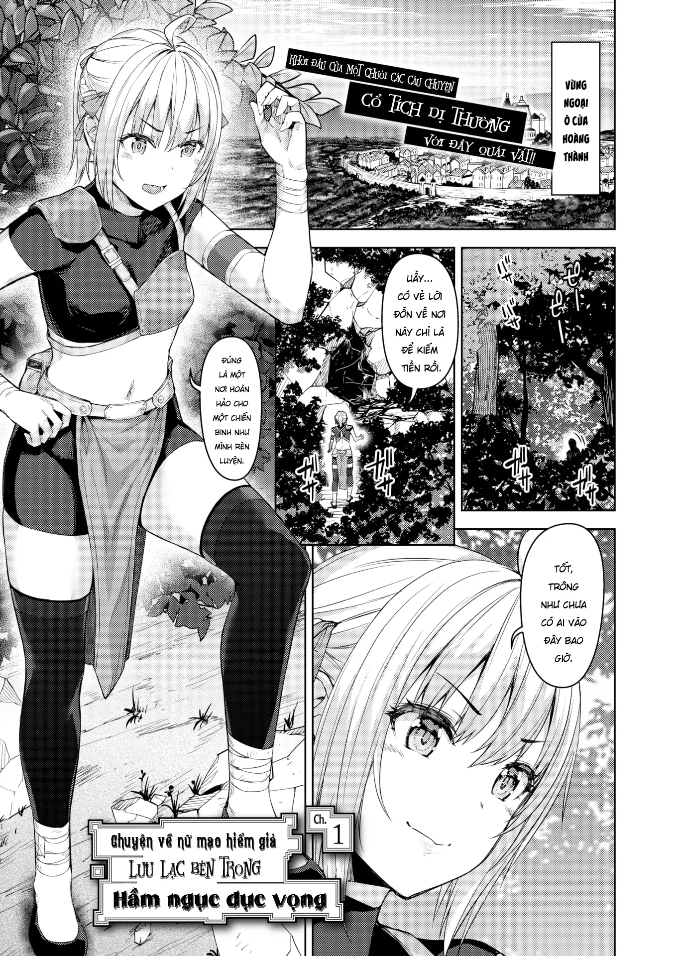 HentaiVN.net - Ảnh 4 - Chuyện về nữ mạo hiểm giả lưu lạc trong hầm ngục dục vọng! - Chap 1