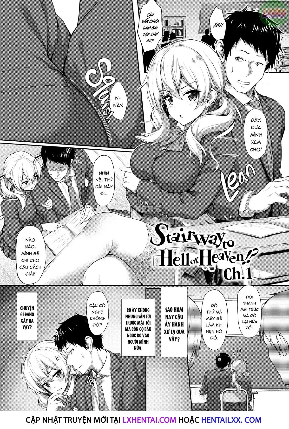 HentaiVN.net - Ảnh 10 - Tình yêu đa chủng loài 101 - Chap 1 - Stairway to Hell or Heaven!?