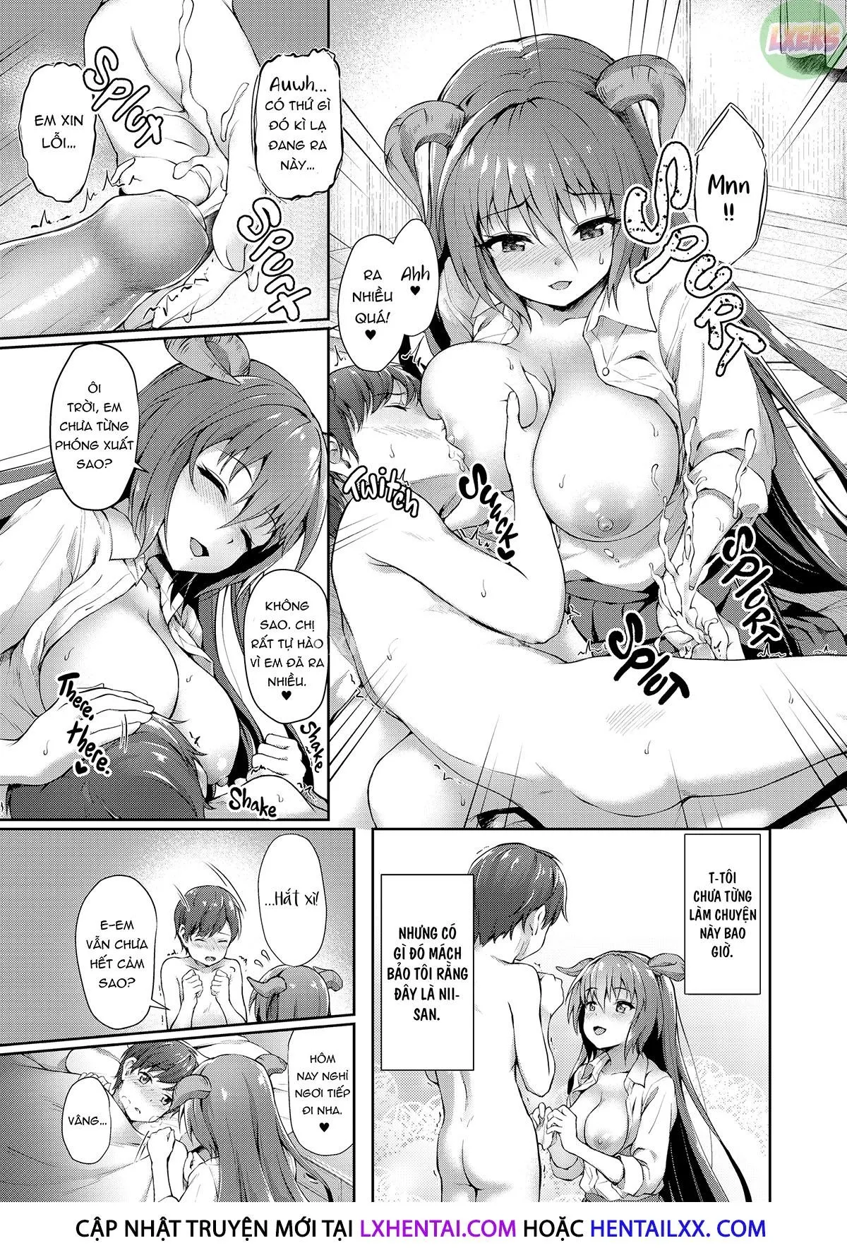 HentaiVN.net - Ảnh 12 - Tình yêu đa chủng loài 101 - Chap 9 - Perk Up, Tiny Brother ❤