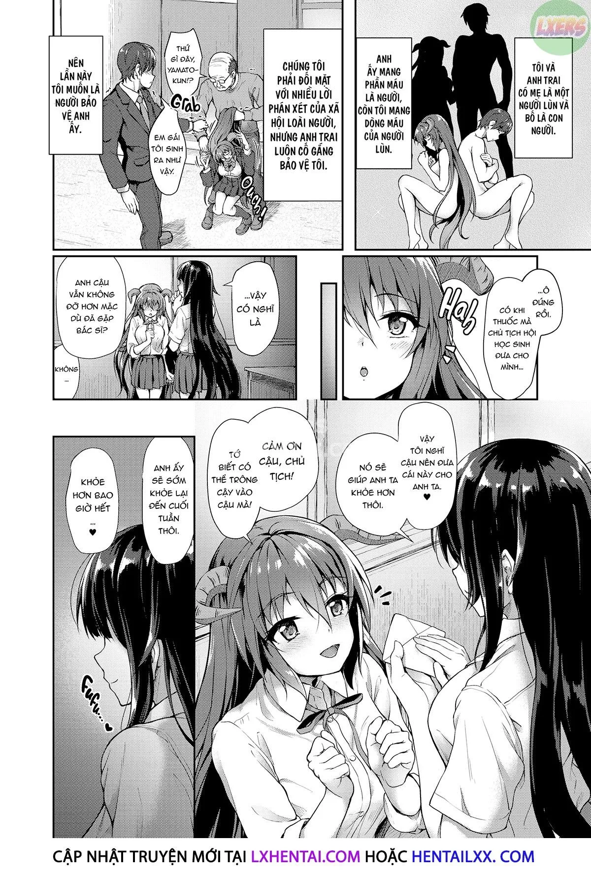 HentaiVN.net - Ảnh 5 - Tình yêu đa chủng loài 101 - Chap 9 - Perk Up, Tiny Brother ❤