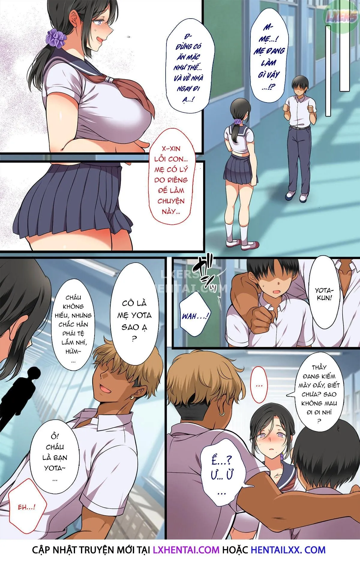 HentaiVN.net - Ảnh 14 - A MILF Became A Classmate! [Hitozuma Ga Classmate Ni!?] - Oneshot