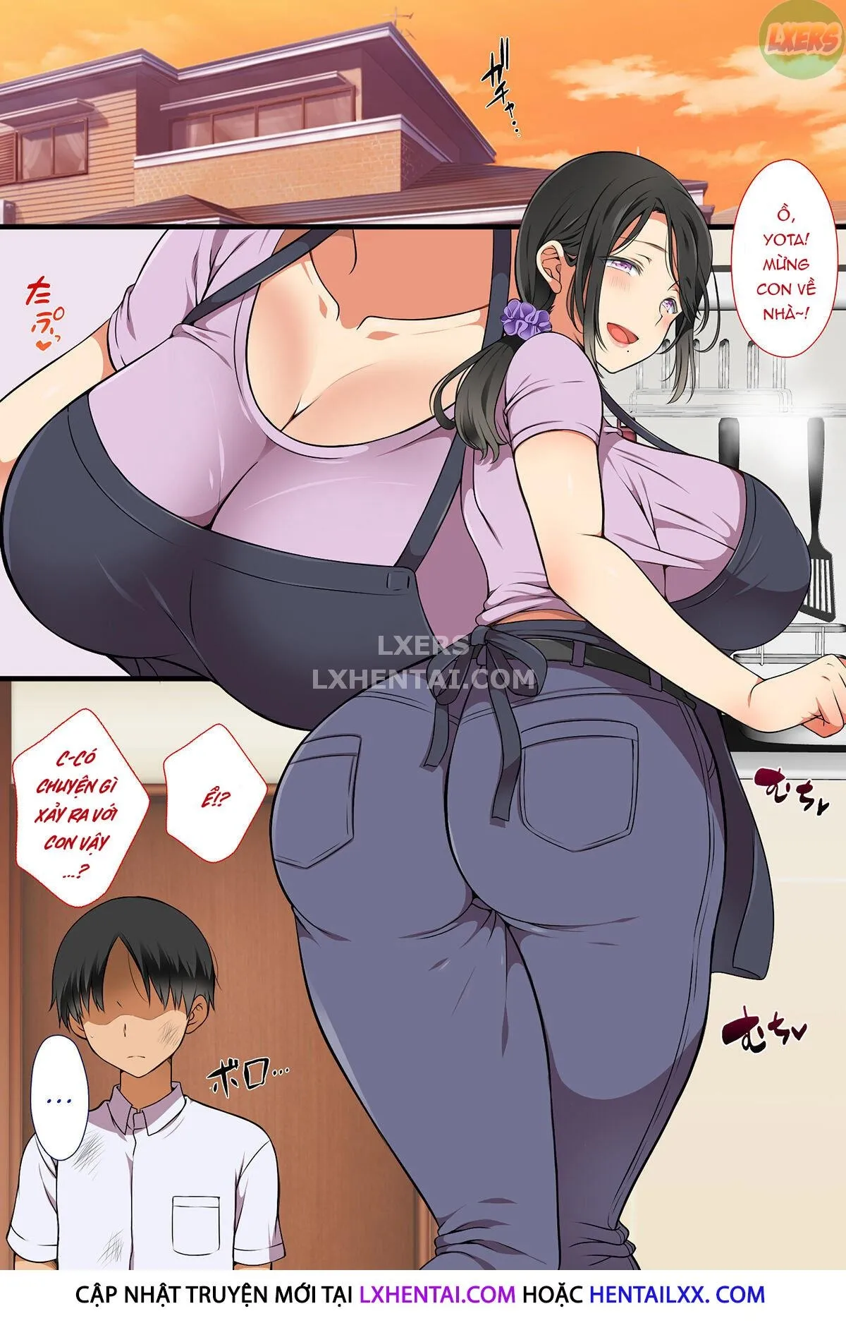 HentaiVN.net - Ảnh 5 - A MILF Became A Classmate! [Hitozuma Ga Classmate Ni!?] - Oneshot