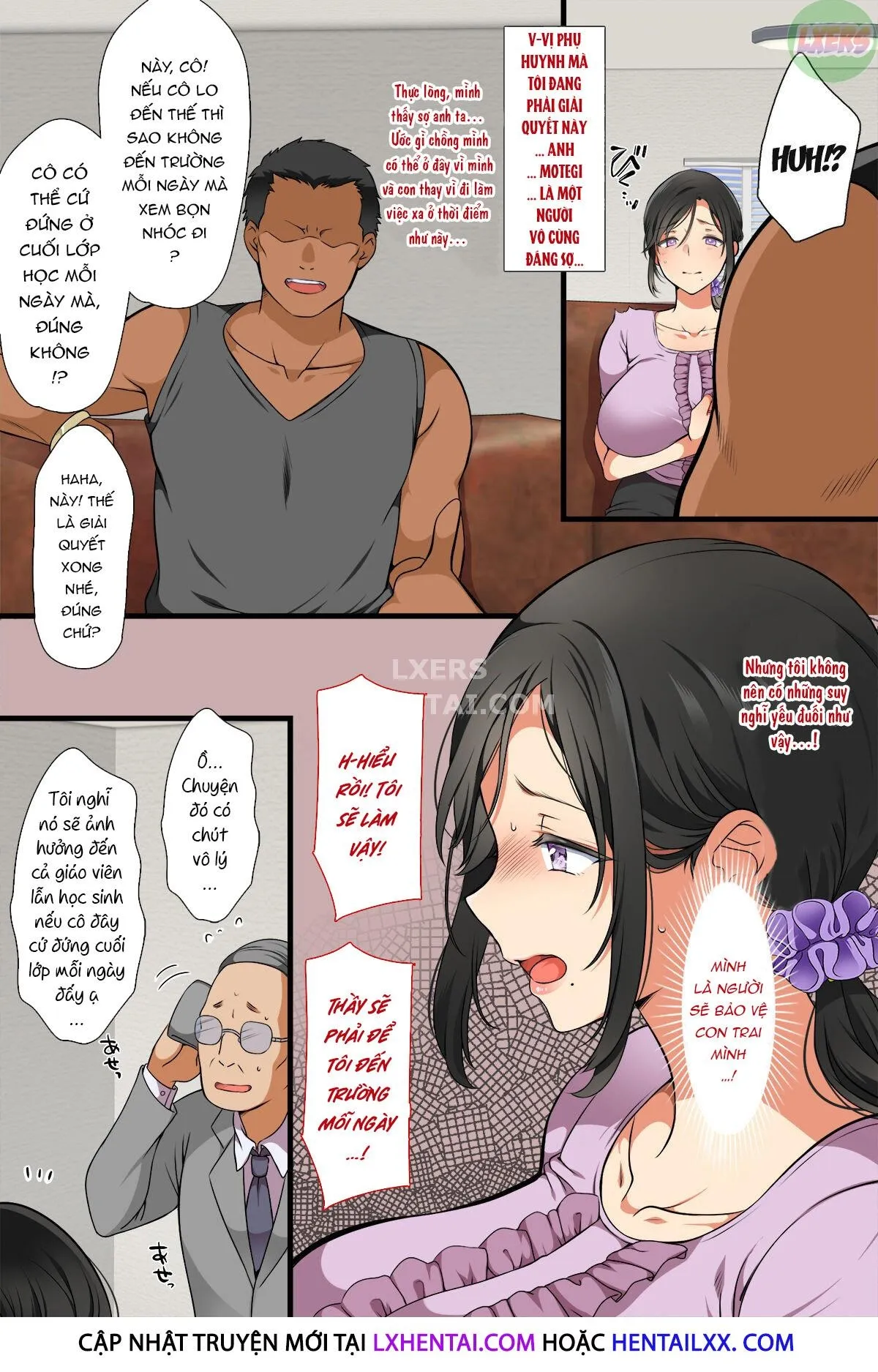 HentaiVN.net - Ảnh 7 - A MILF Became A Classmate! [Hitozuma Ga Classmate Ni!?] - Oneshot