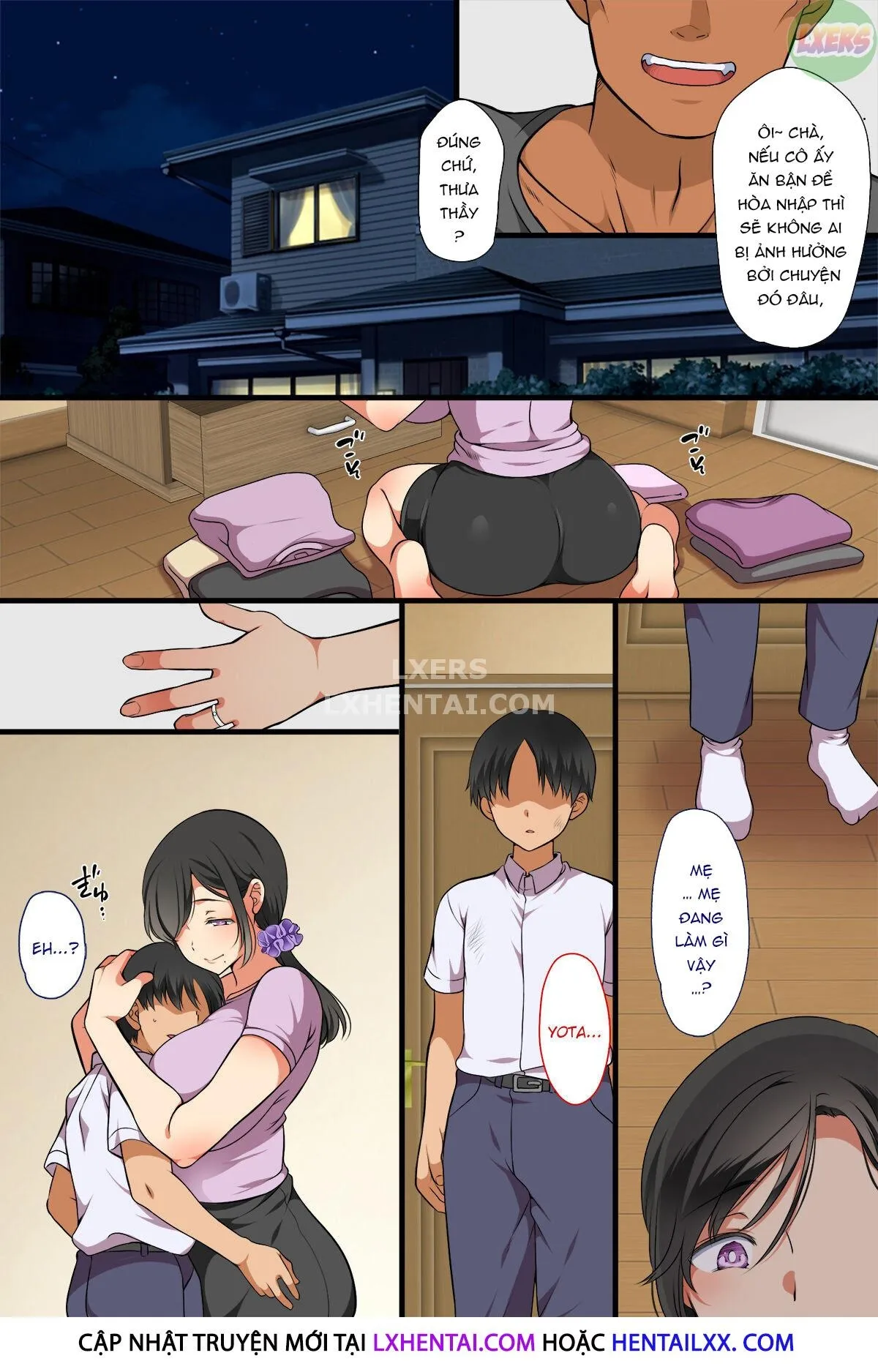 HentaiVN.net - Ảnh 8 - A MILF Became A Classmate! [Hitozuma Ga Classmate Ni!?] - Oneshot