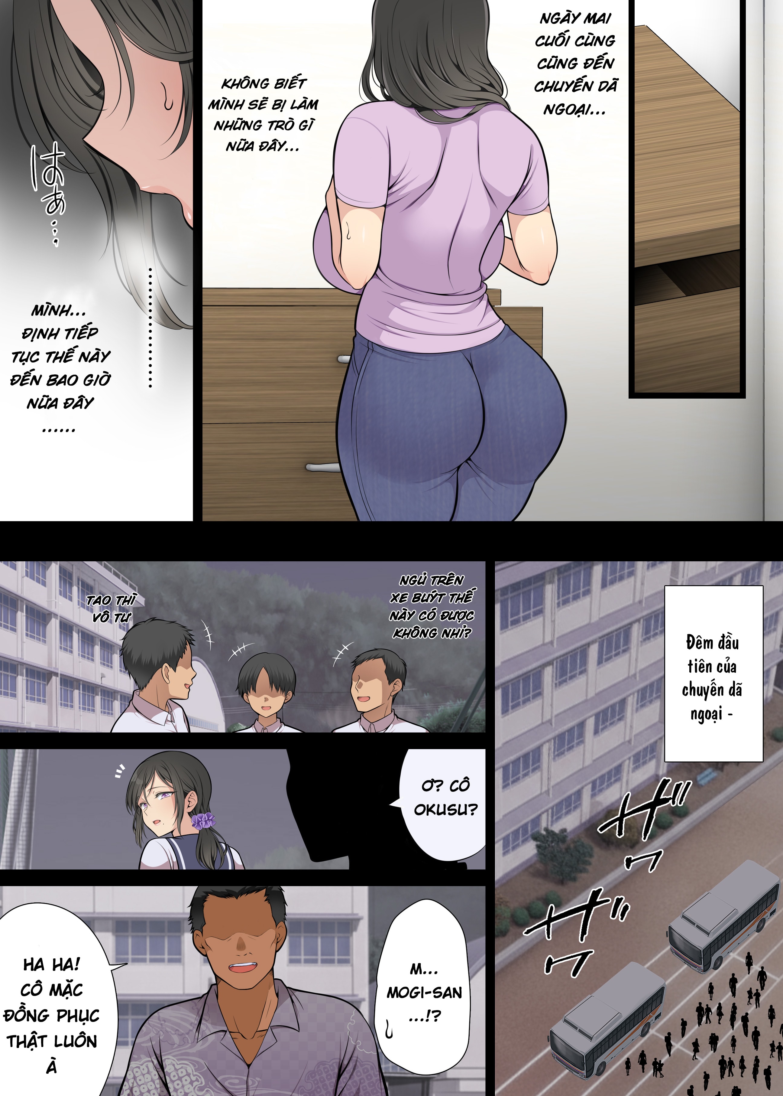 HentaiVN.net - Ảnh 5 - A MILF Became A Classmate! [Hitozuma Ga Classmate Ni!?] - Chap 2