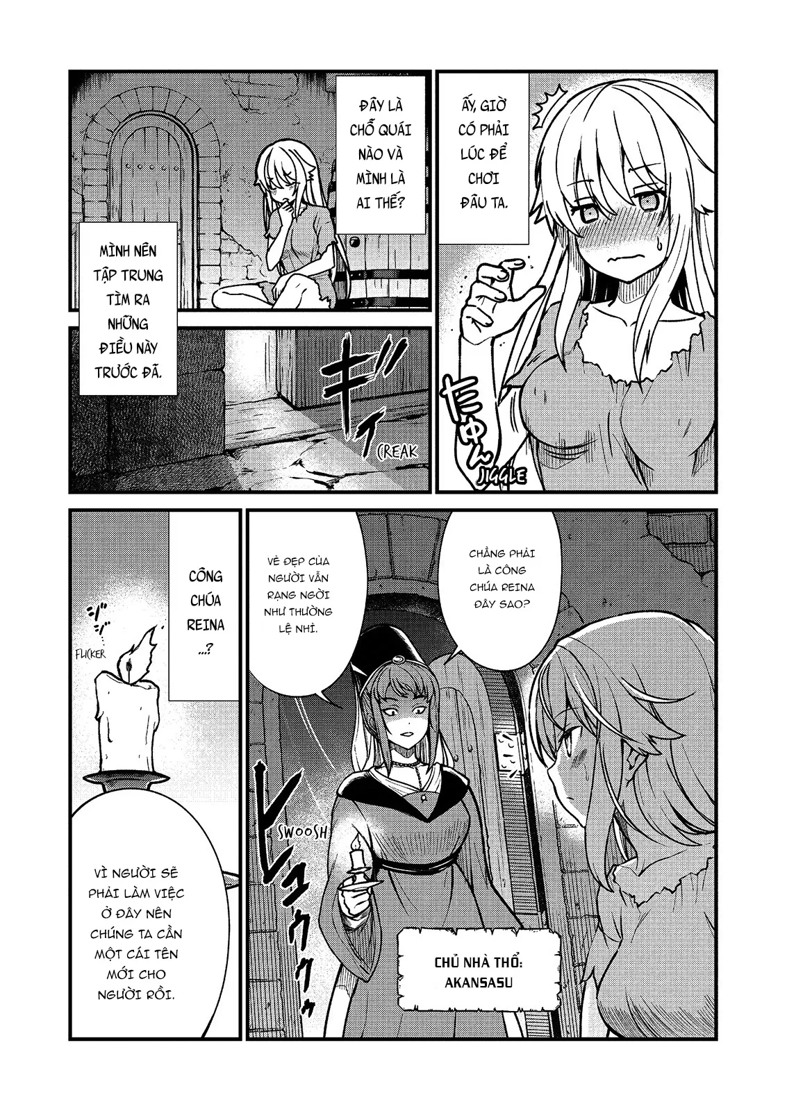 HentaiVN.net - Ảnh 11 - Trở thành nữ kiếm vương và làm việc tại nhà thổ [Becoming Princess Knight and Working at Yuri Brothel] - Chap 1
