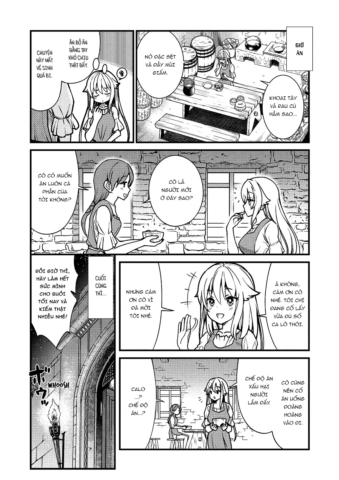 HentaiVN.net - Ảnh 15 - Trở thành nữ kiếm vương và làm việc tại nhà thổ [Becoming Princess Knight and Working at Yuri Brothel] - Chap 1