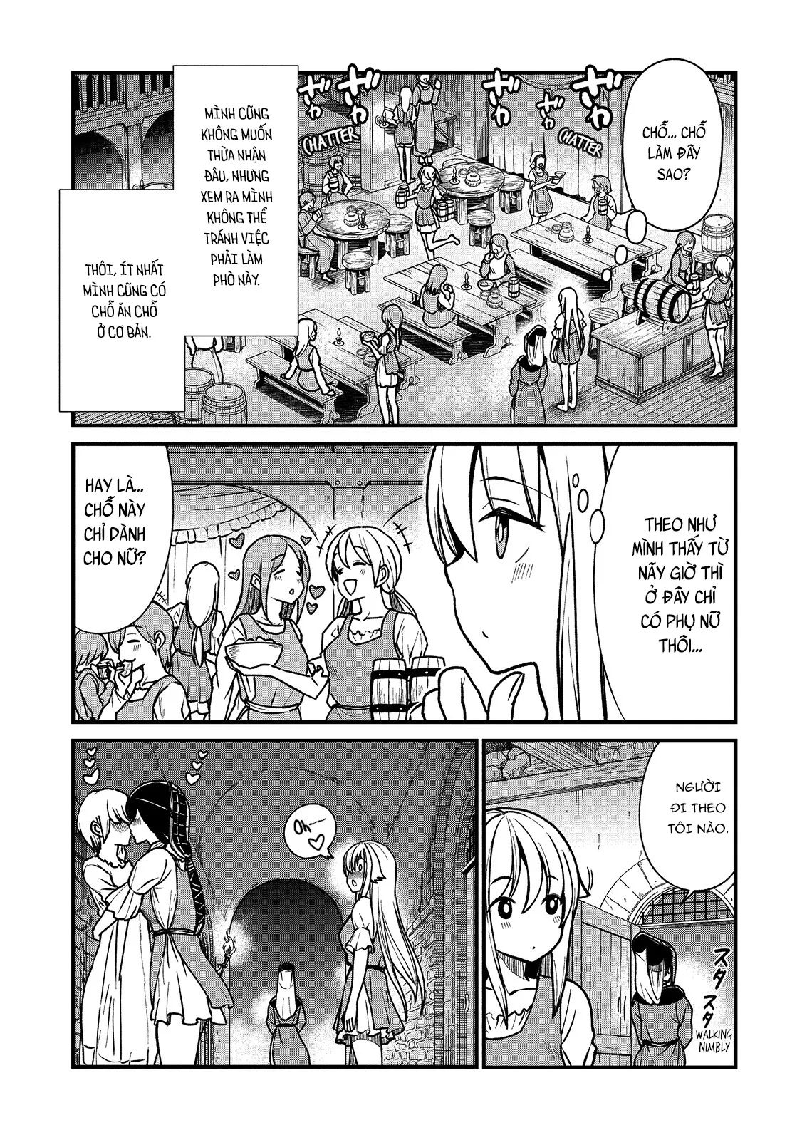HentaiVN.net - Ảnh 16 - Trở thành nữ kiếm vương và làm việc tại nhà thổ [Becoming Princess Knight and Working at Yuri Brothel] - Chap 1