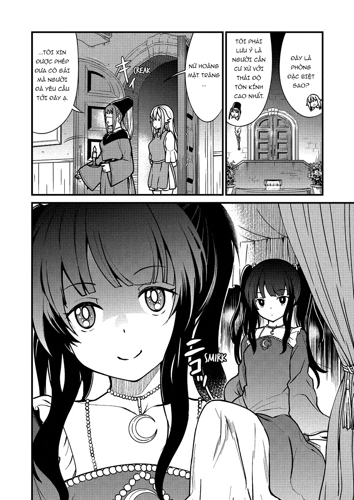HentaiVN.net - Ảnh 17 - Trở thành nữ kiếm vương và làm việc tại nhà thổ [Becoming Princess Knight and Working at Yuri Brothel] - Chap 1