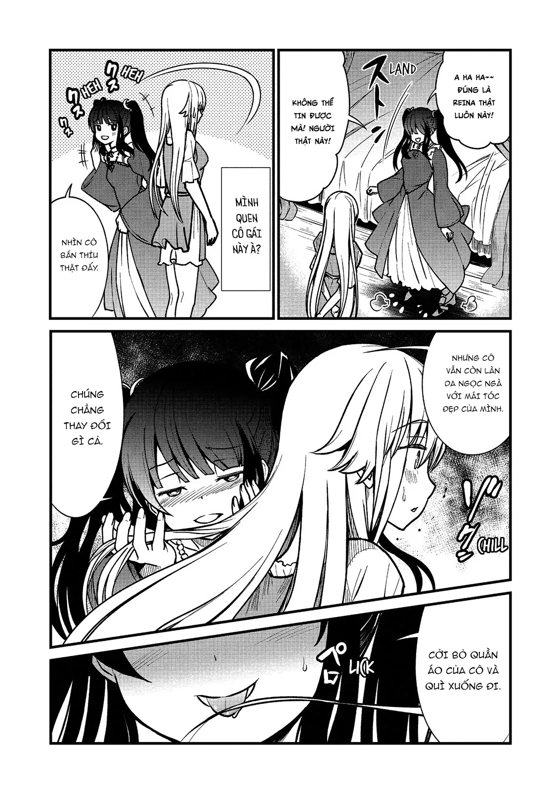 HentaiVN.net - Ảnh 18 - Trở thành nữ kiếm vương và làm việc tại nhà thổ [Becoming Princess Knight and Working at Yuri Brothel] - Chap 1