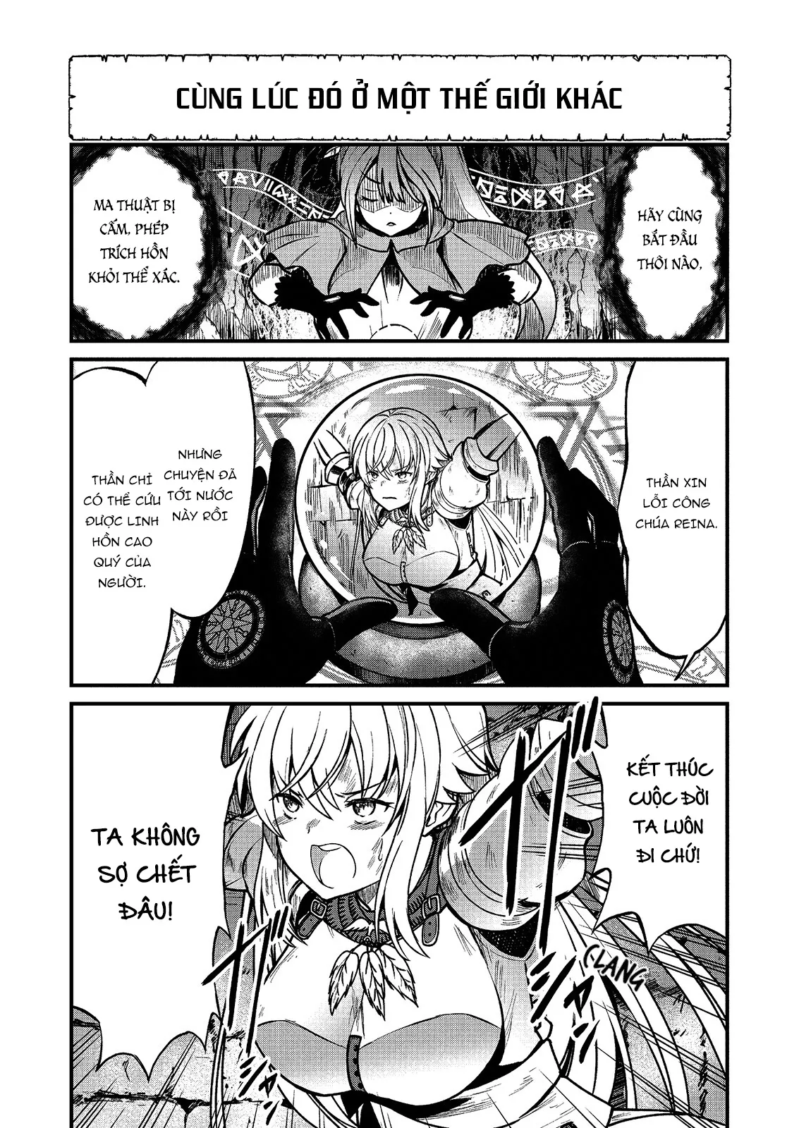 HentaiVN.net - Ảnh 5 - Trở thành nữ kiếm vương và làm việc tại nhà thổ [Becoming Princess Knight and Working at Yuri Brothel] - Chap 1